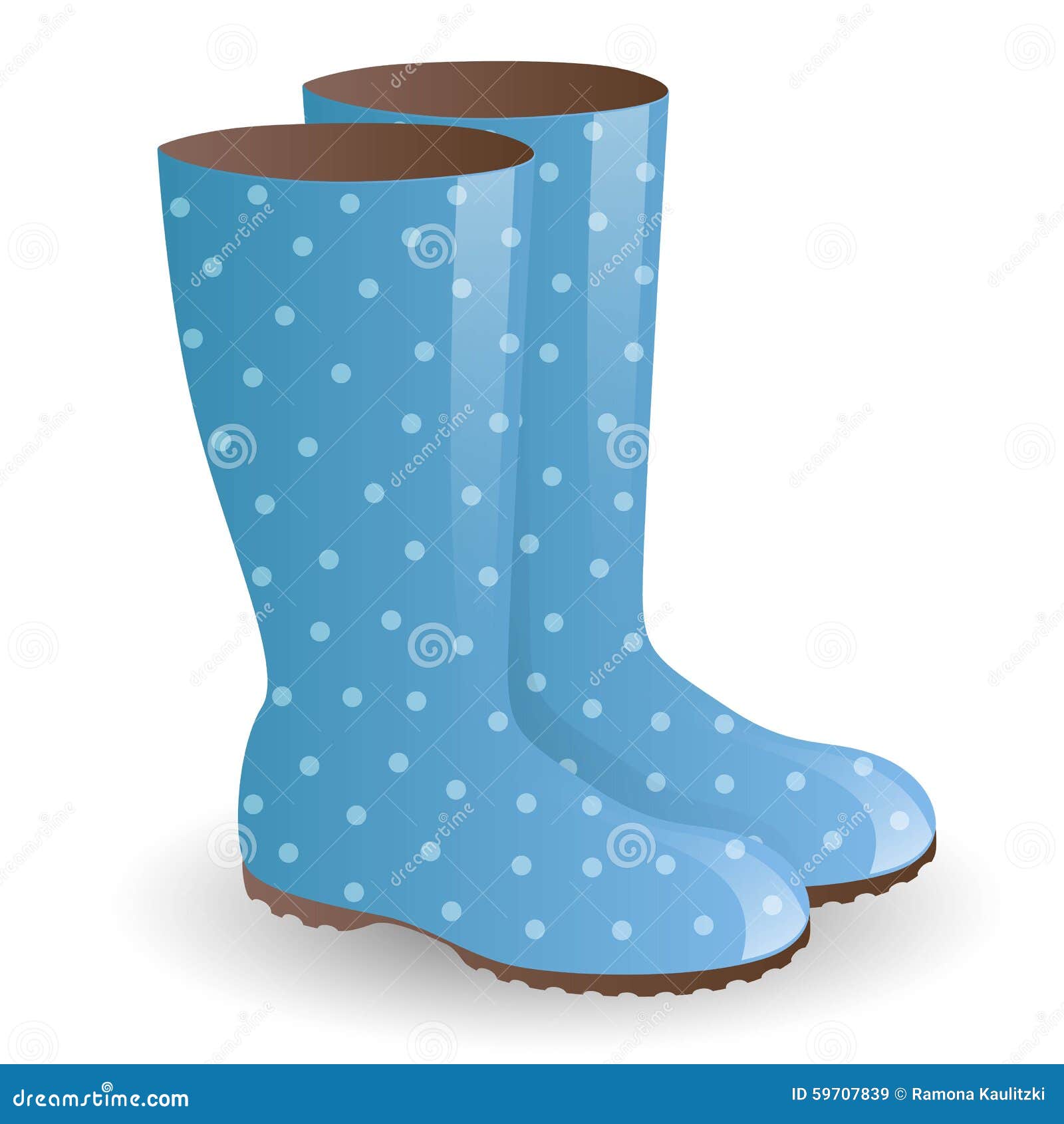Gumboots stock illustration. Illustration of autumn, plastic 59707839