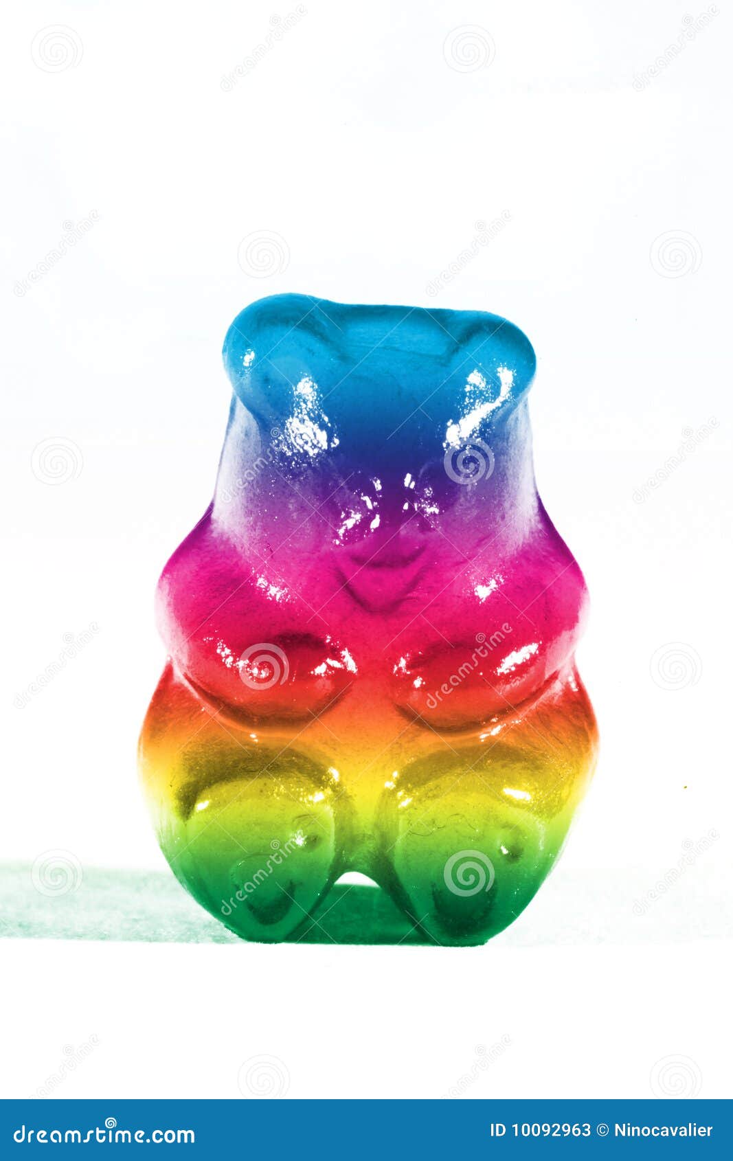 Purple Gummy Bear Isolated White Stock Vector by ©slasny1988 185420096