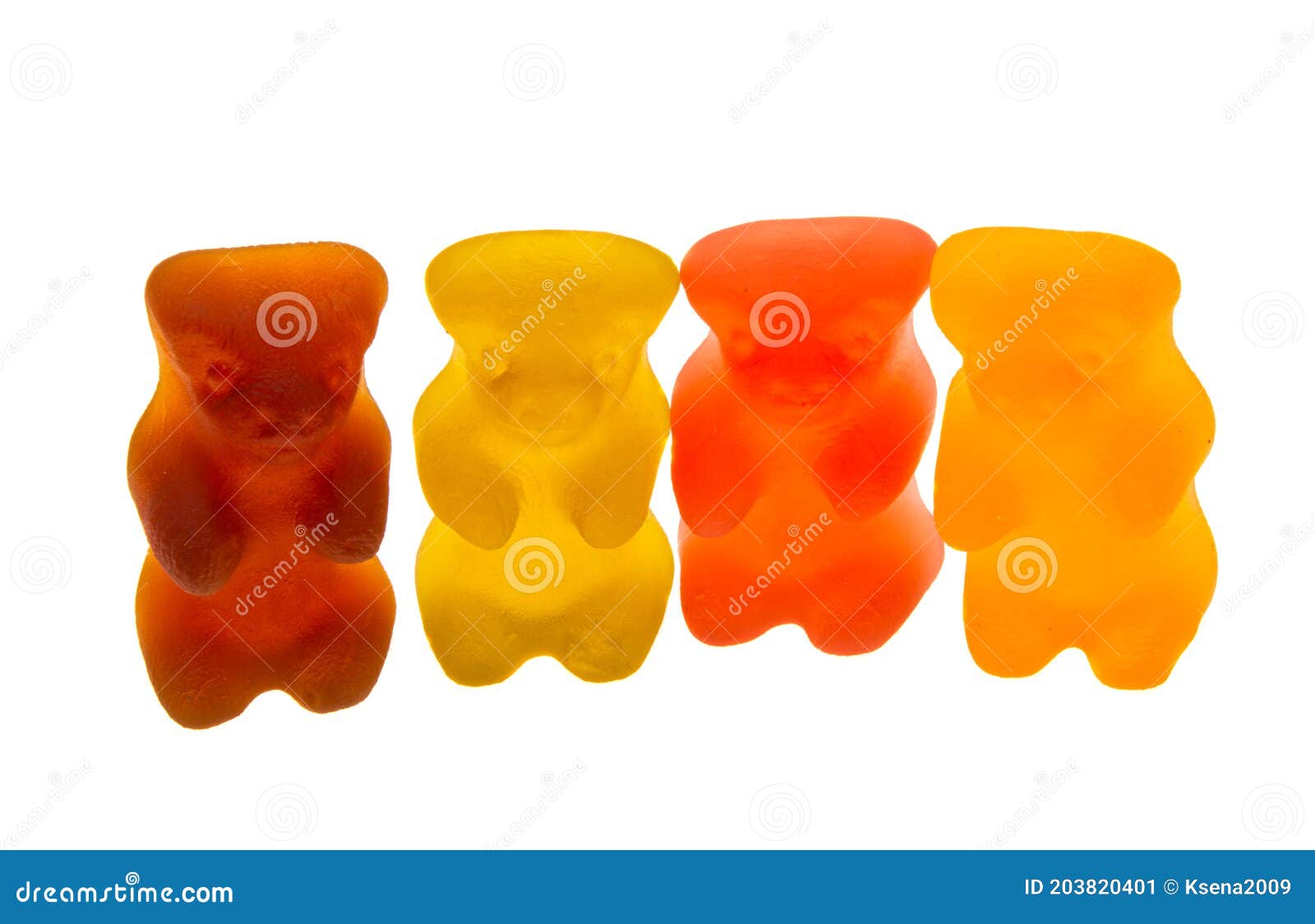 Gummy Bears Candy Isolated editorial photo. Illustration of bears -  136484496