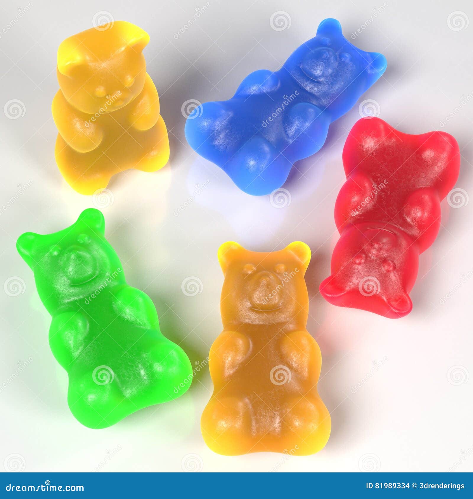 Gummy bears editorial stock image. Illustration of taffy 81989334