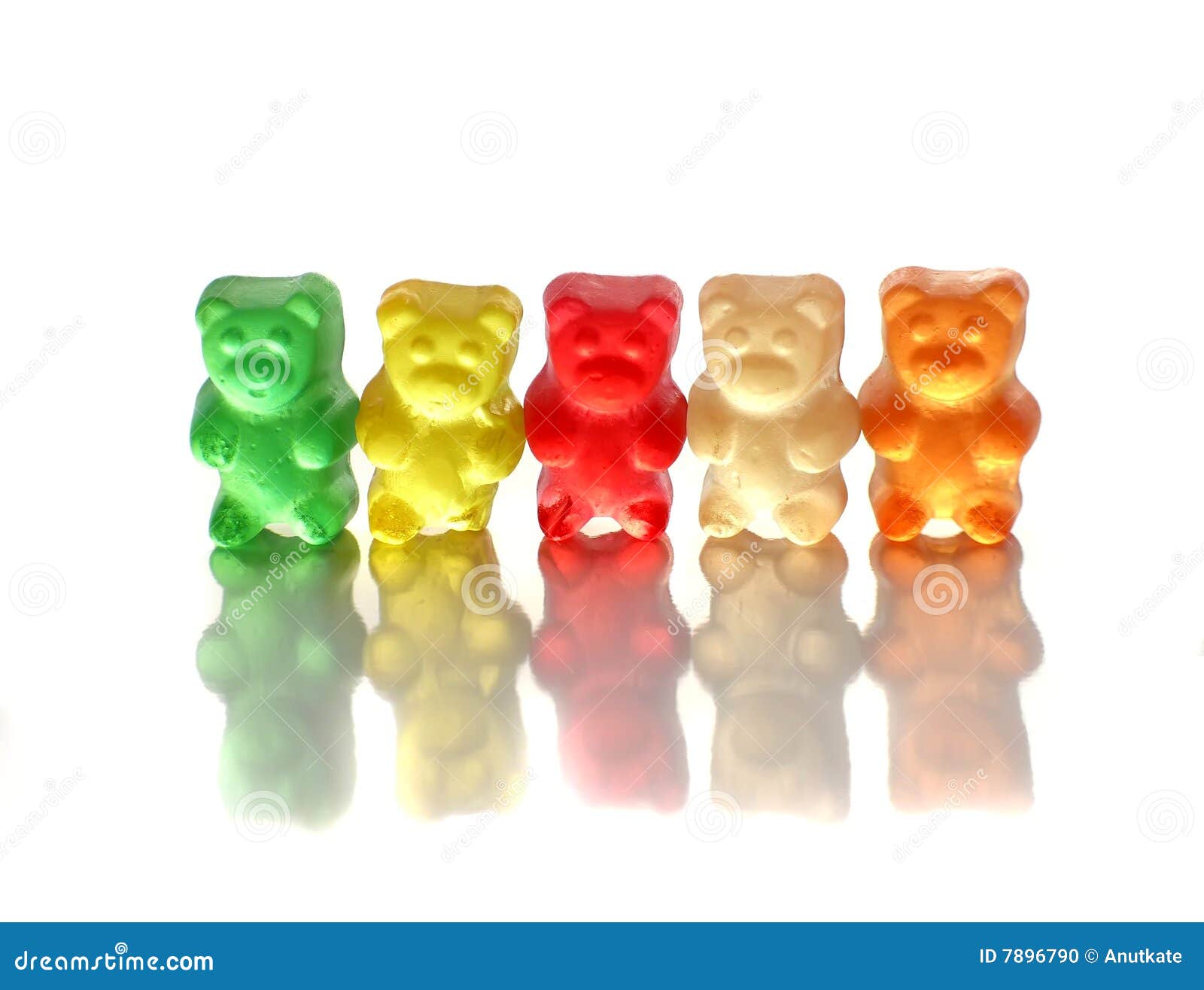 Gummy bears on white editorial image. Image of tasty, variety 7896790