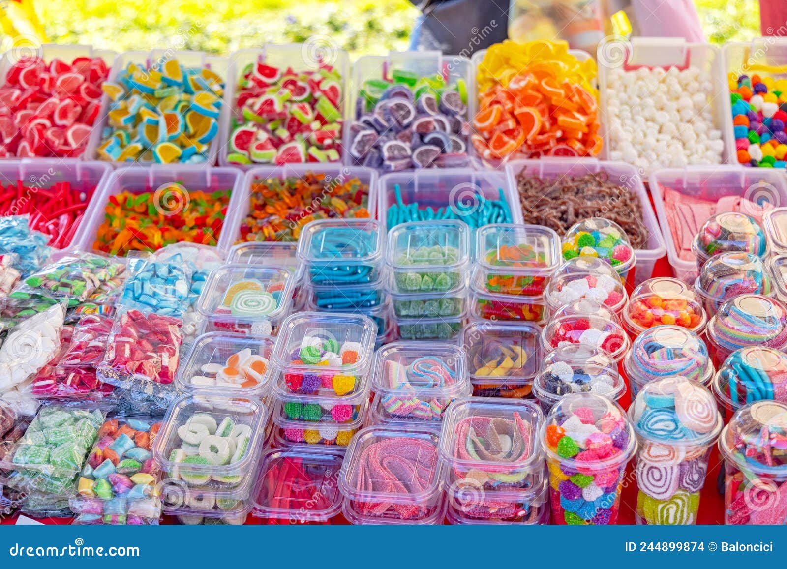 Gummy Candy Boxes stock photo. Image of colour, variety 244899874