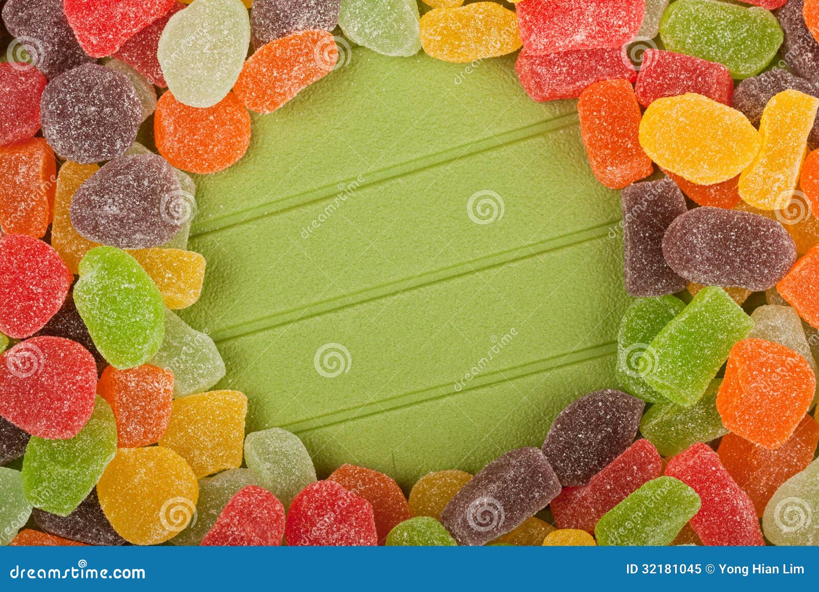 Gummy Candy Frame Royalty Free Stock Photo Image 32181045