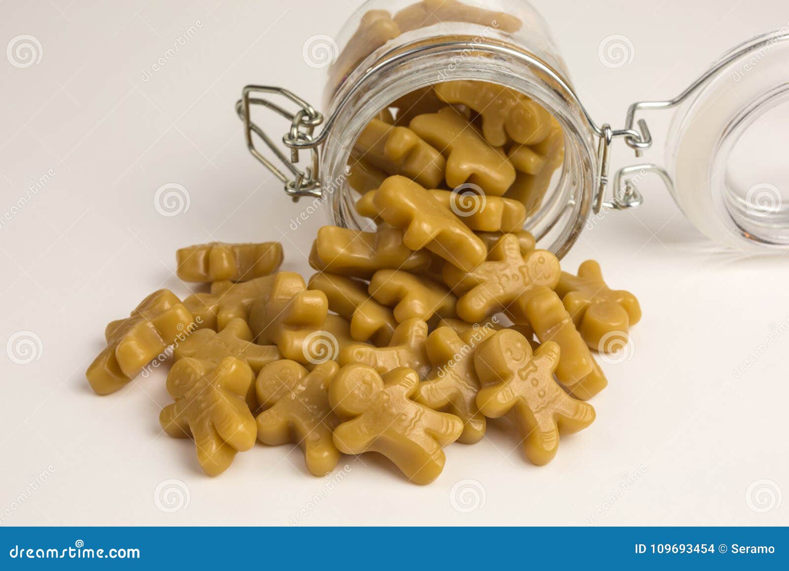 Gummy candy with ginger stock photo. Image of yummy 109693454