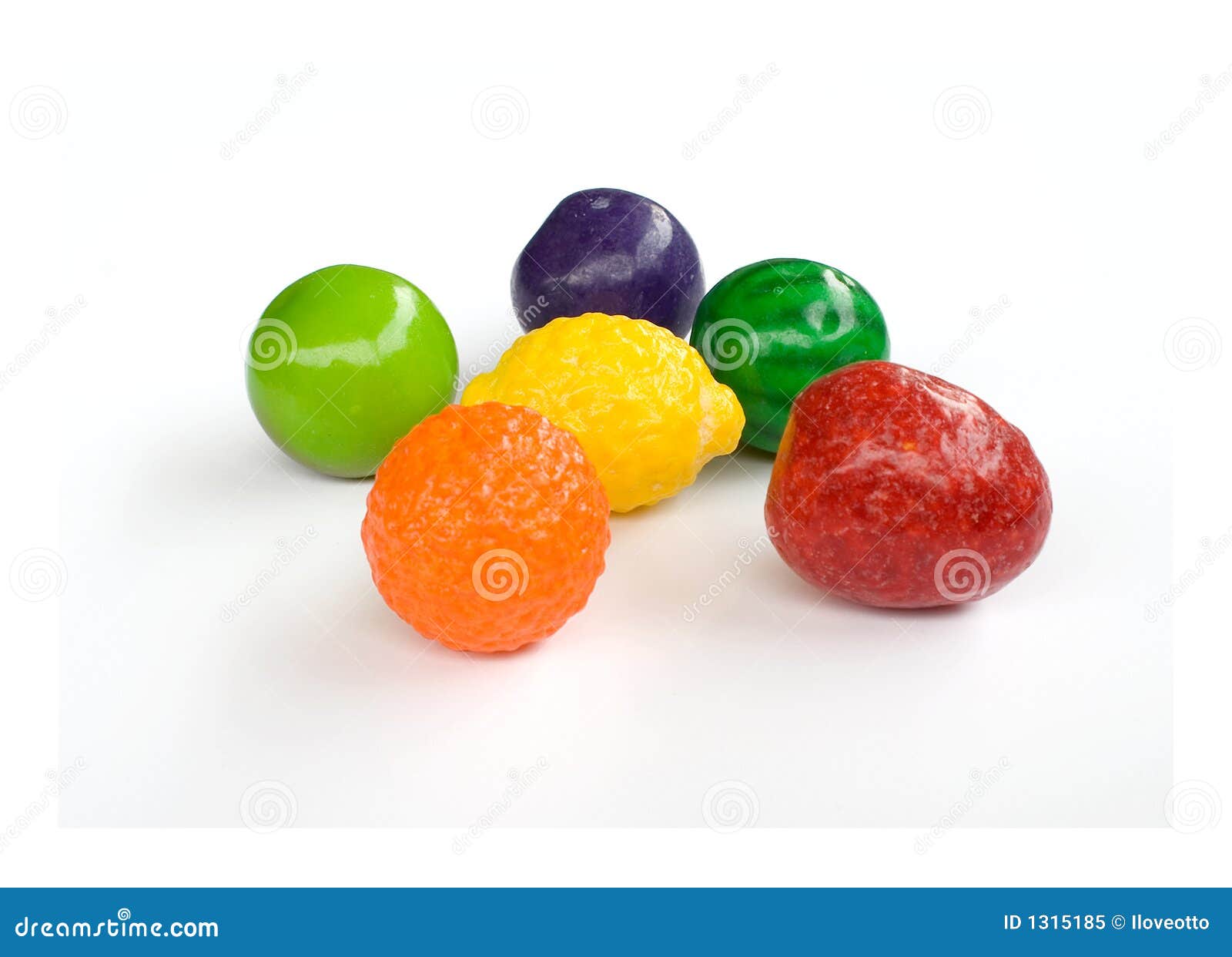 Gummy fruit sweets stock image. Image of flavor, gumball 1315185