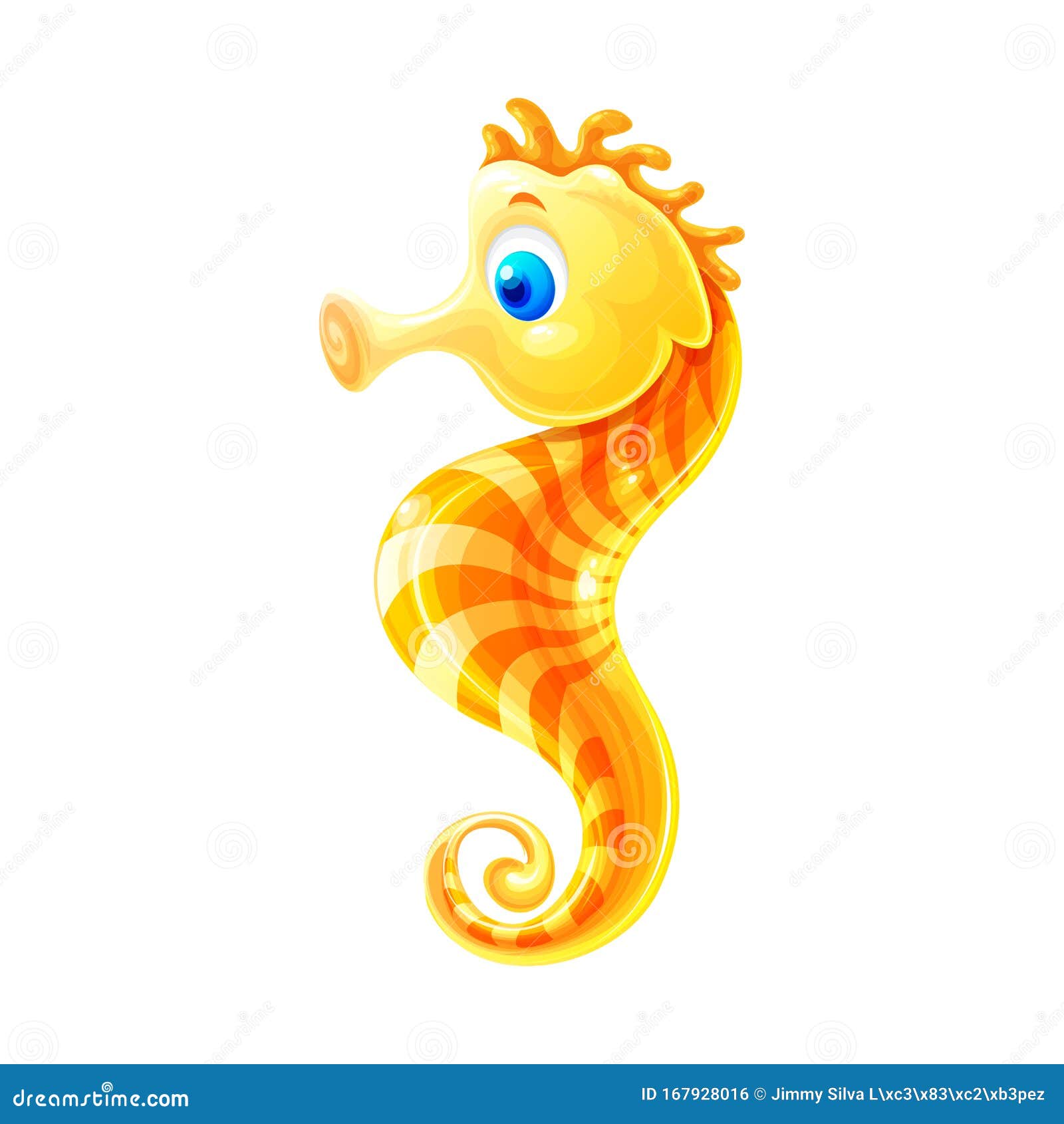 a gummy little seahorse