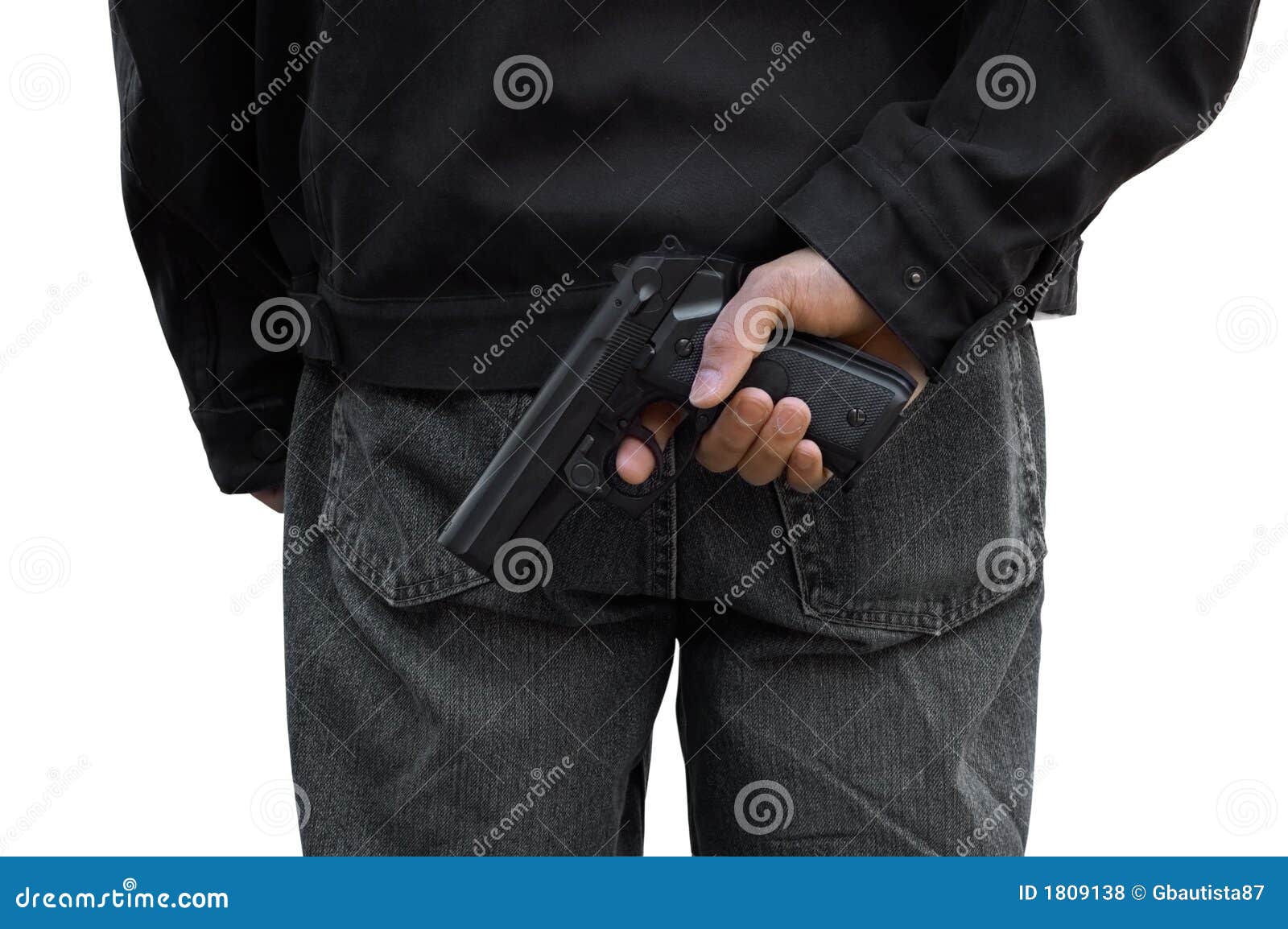 Gun Behind Back