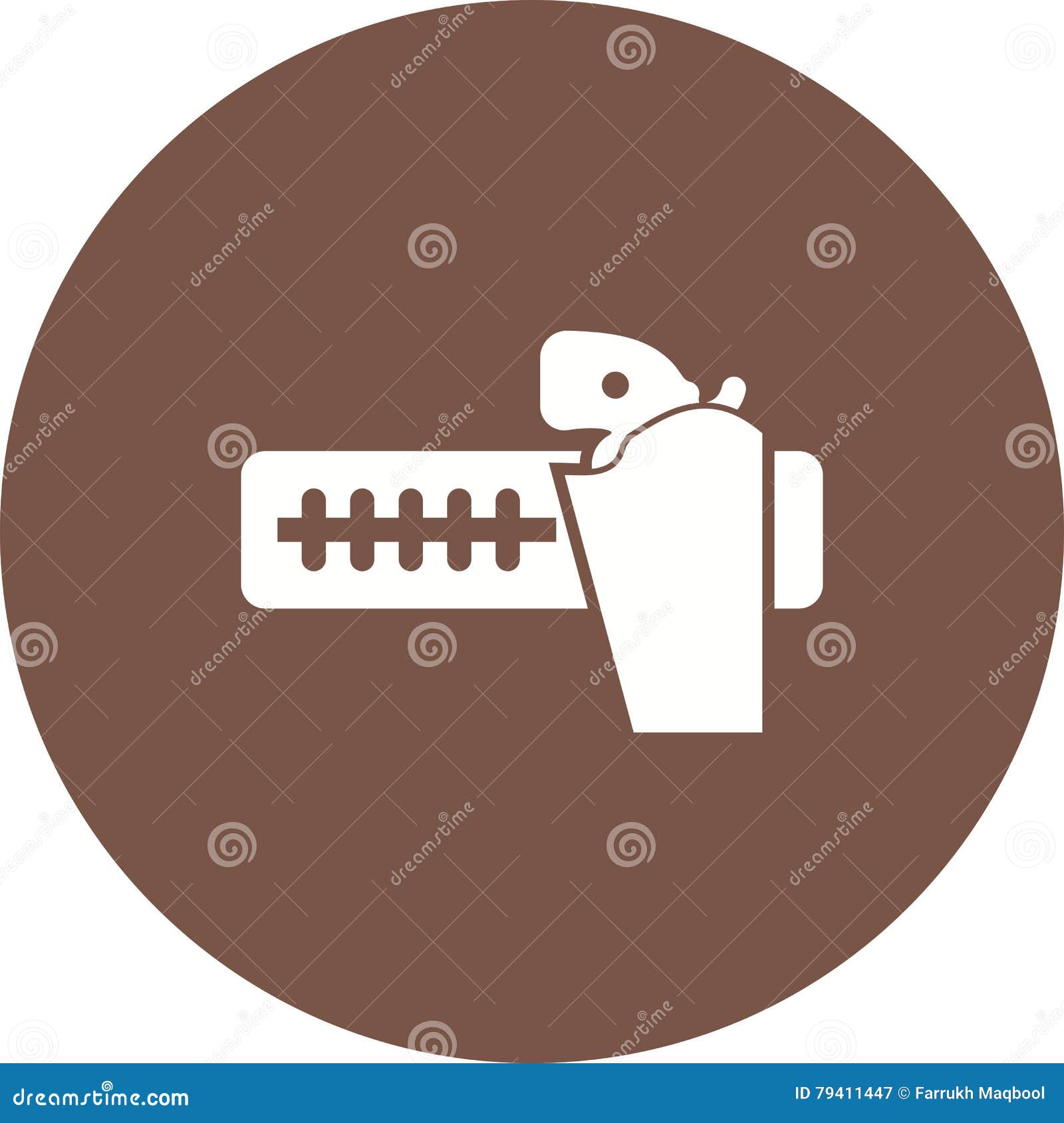 Gun Belt stock vector. Illustration of belt, vector, ammunition - 79411447