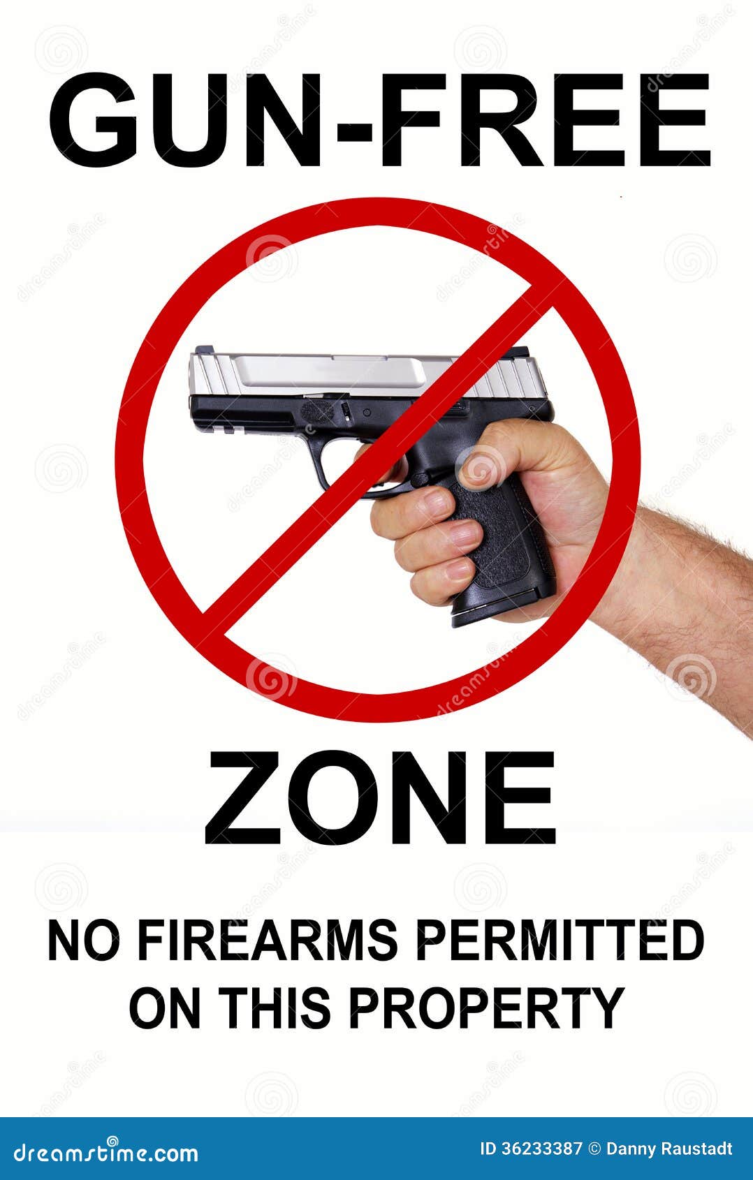 gun free zone, no firearms