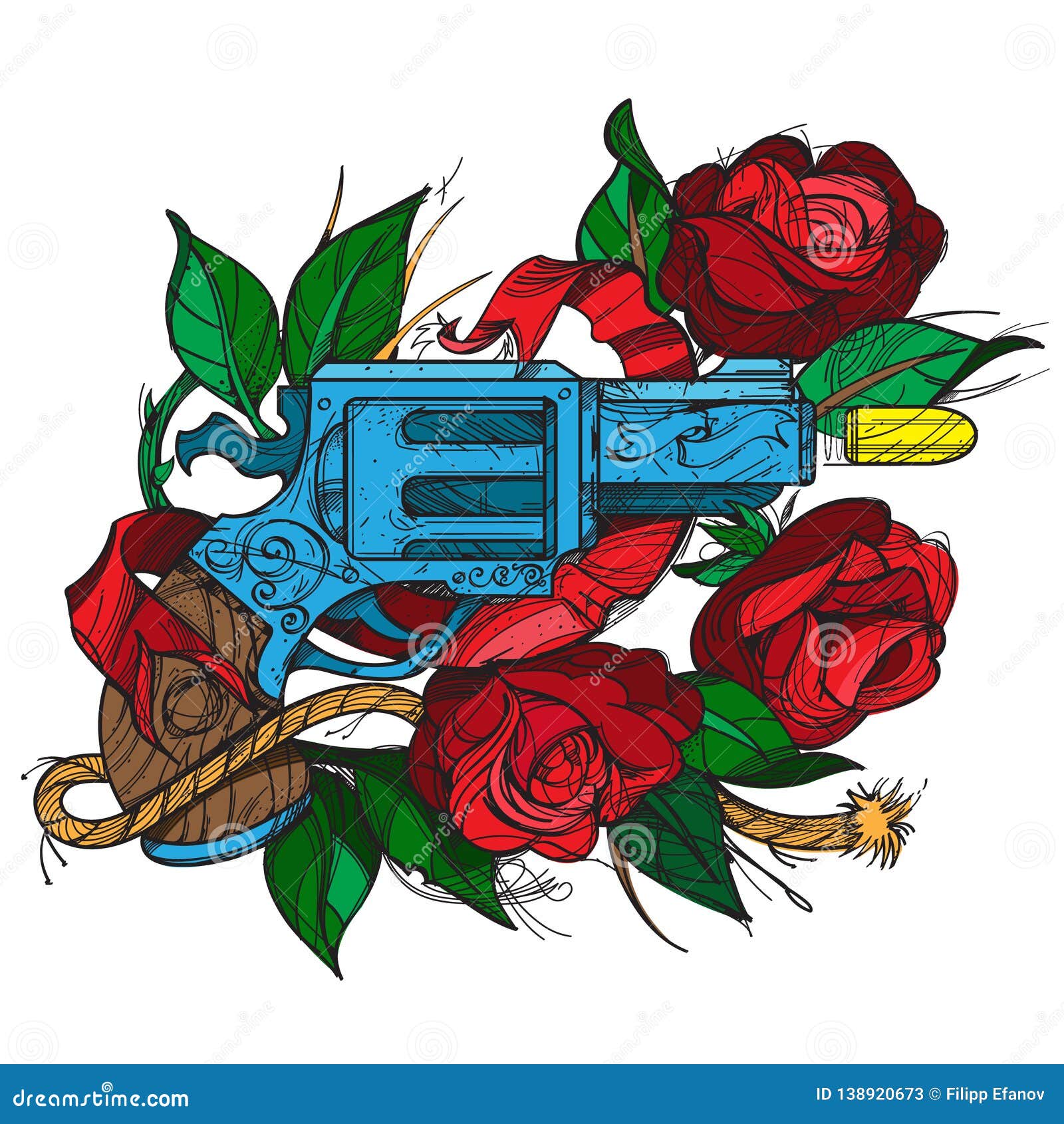 Tattoo Guns and Roses Logo  LogoDix
