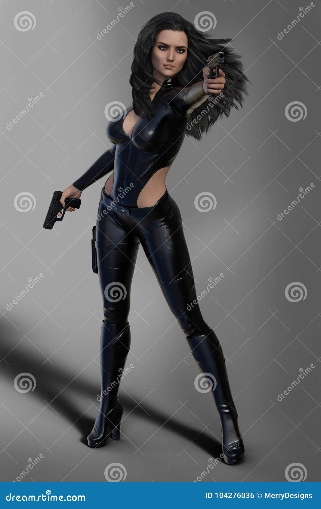 Leather Outfit For Genesis Female