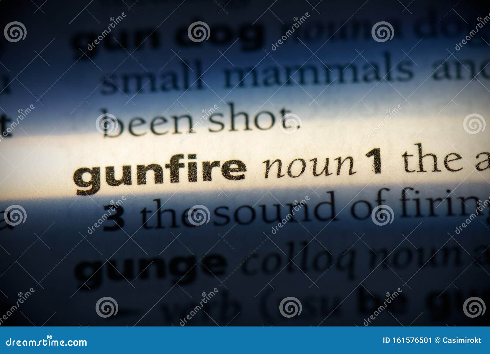 gunfire