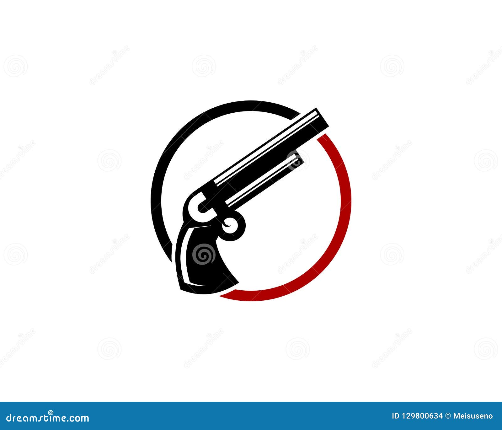 Guns logo template stock vector. Illustration of symbol 129800634