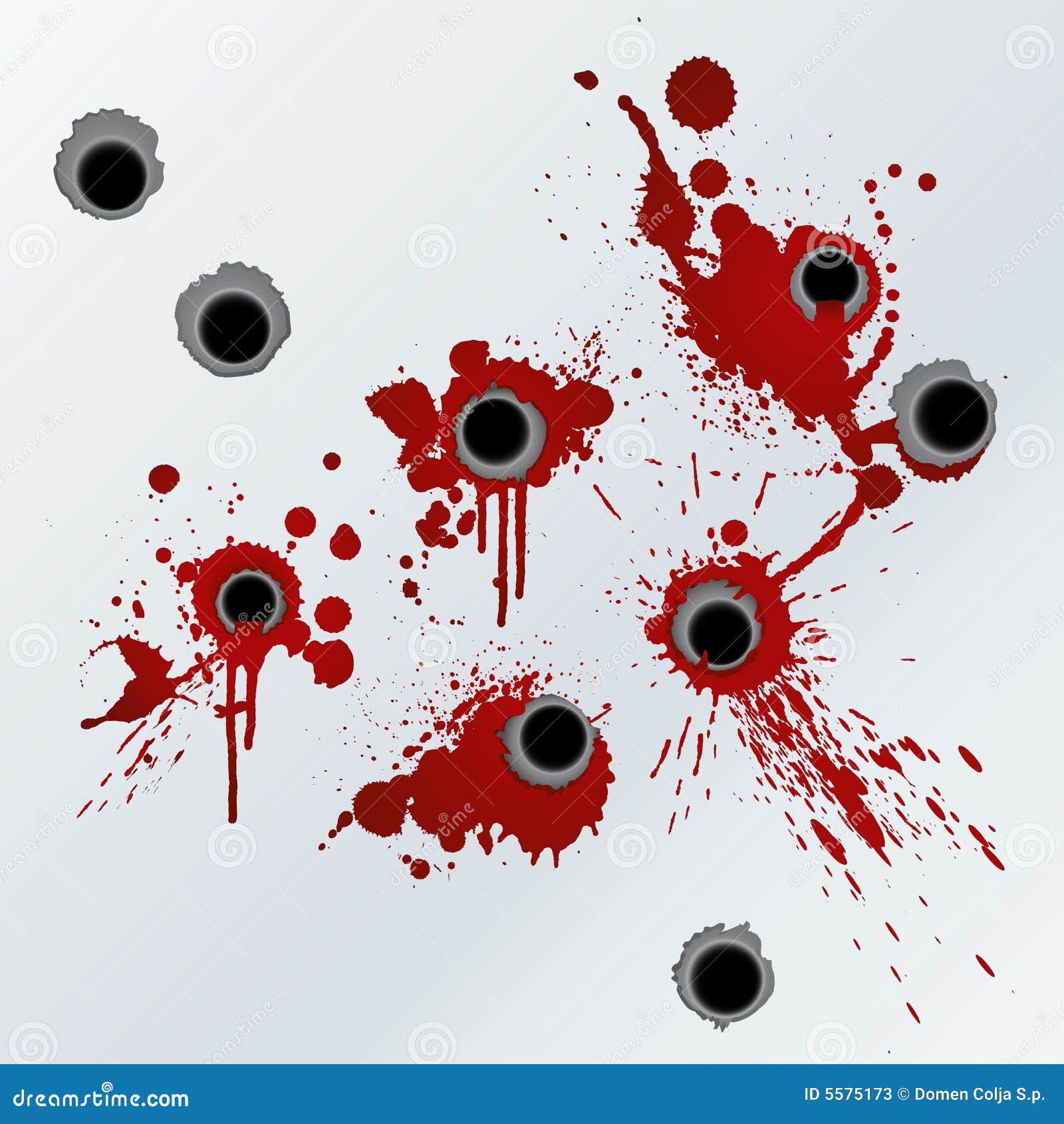 Gunshot Blood Splatter Background Stock Vector - Illustration of copy
