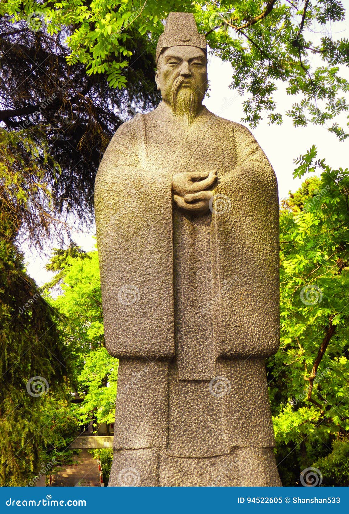 Guo Pu Scholar Statue Stock Image. Image Of City, Face - 94522605