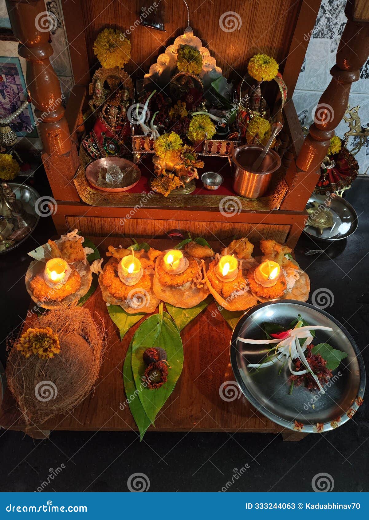 guru purnima pooja set up