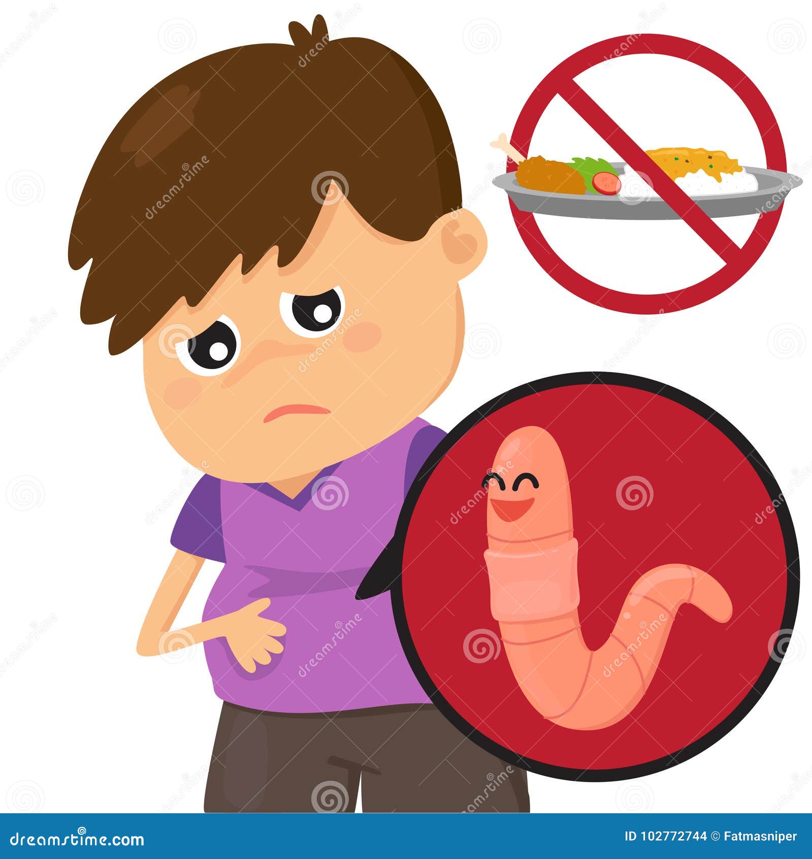 gusanos-intestinales-stock-de-ilustraci-n-ilustraci-n-de-agrandado