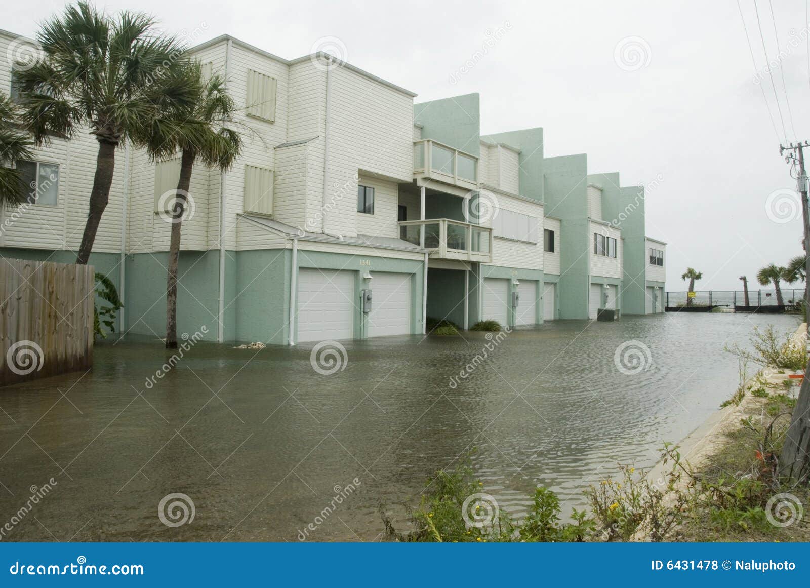 Gustav Flooded Apartments editorial stock photo. Image of parking 6431478