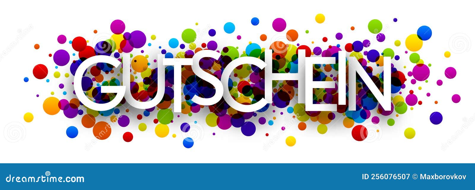 Gutschein Blue Sky Cover Cartoon Vector | CartoonDealer.com #277082373