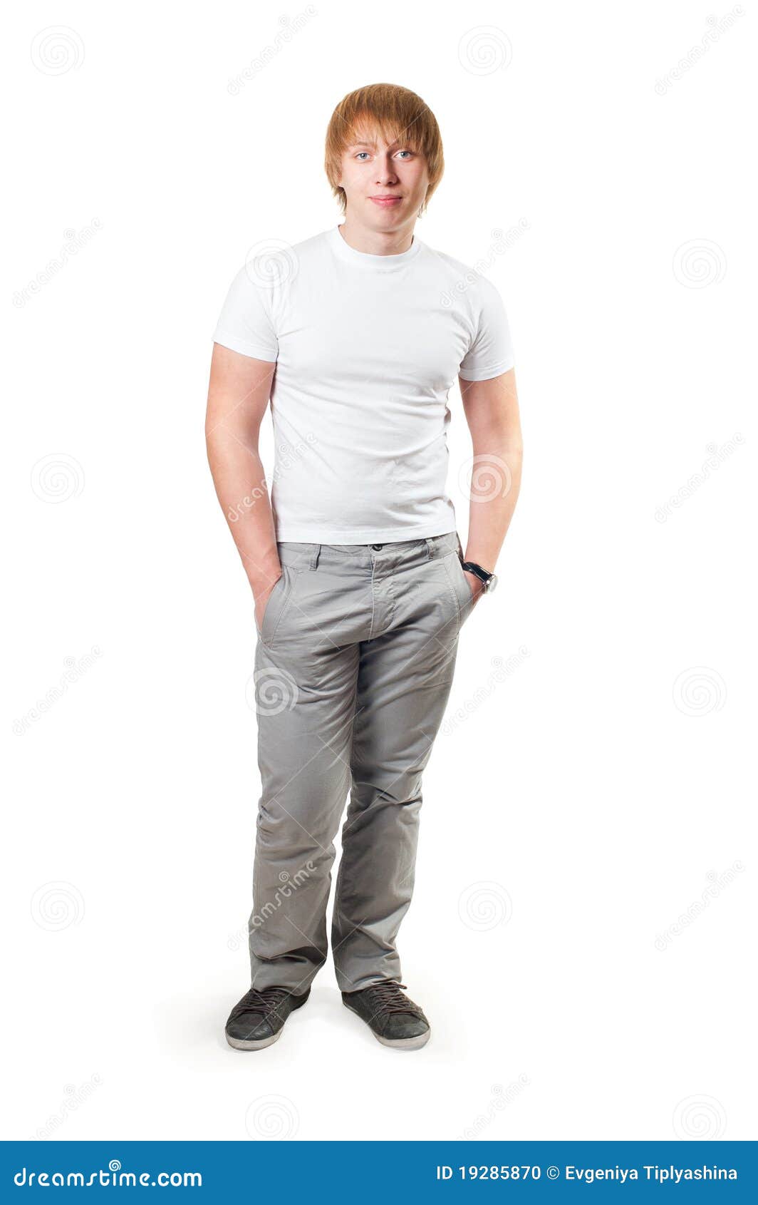 The Guy is Hands in His Pockets Stock Photo Image of caucasian, young