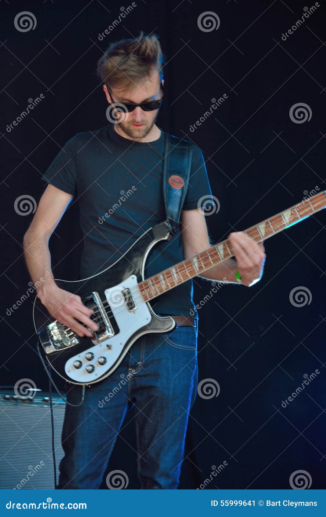 Guy Playing the Bass.musical Equipment Editorial Photo - Image of june ...