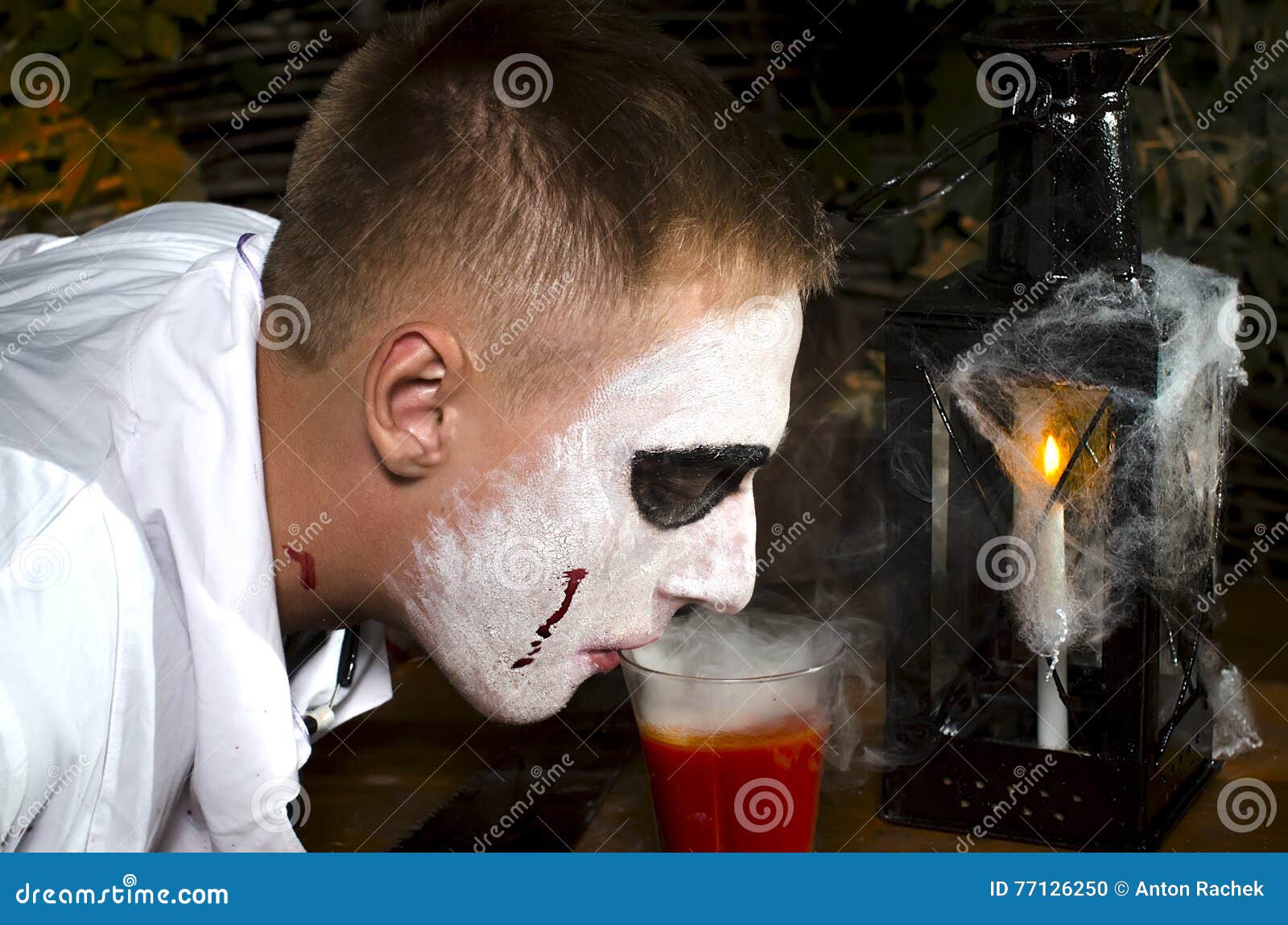 The Guy in a Suit for Halloween Stock Photo Image of cocktail