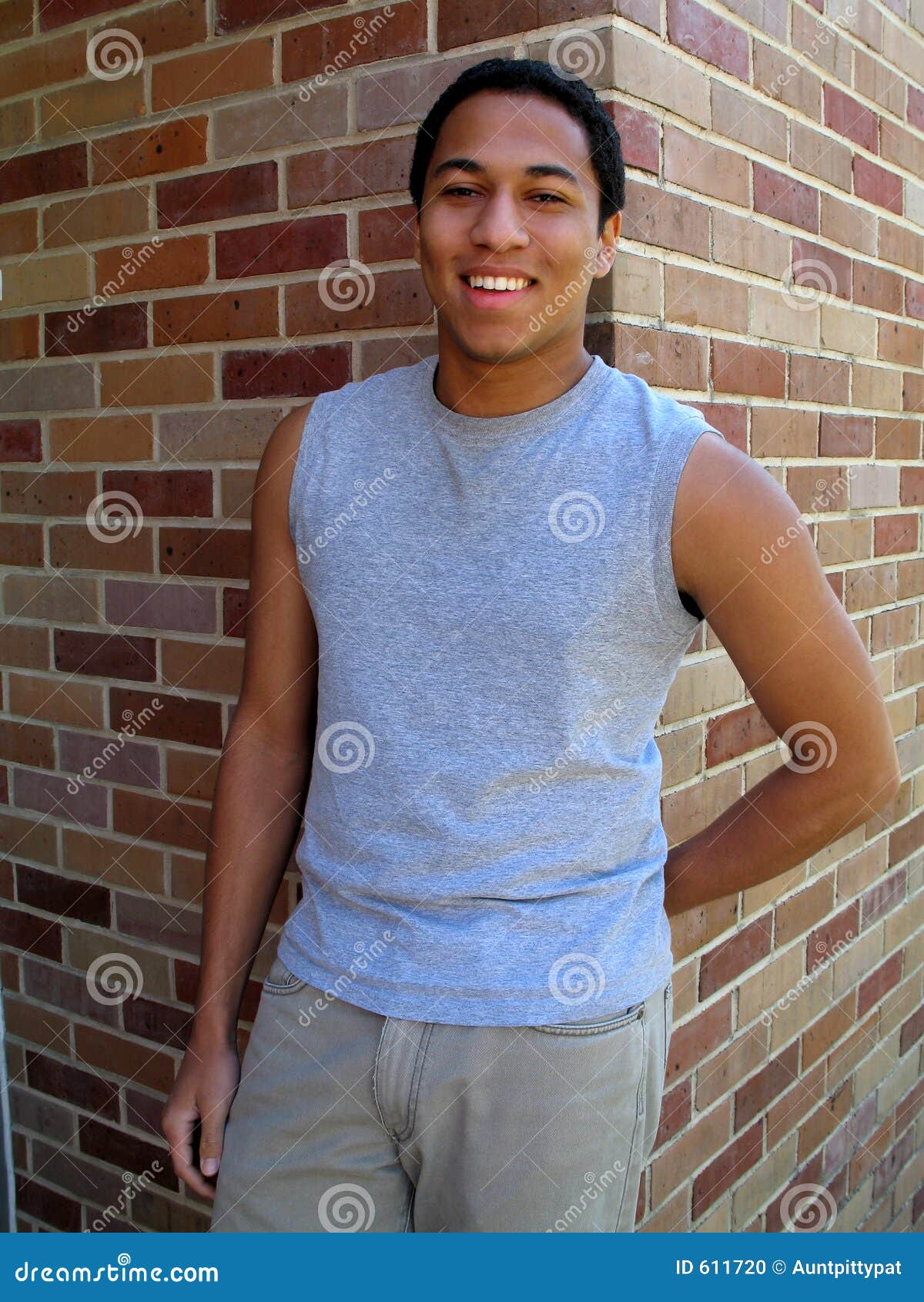 Guy in TShirt stock photo. Image of cute, youth, healthy 611720