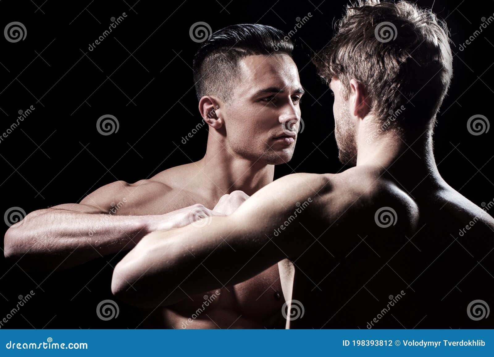 Nude Men Boxing