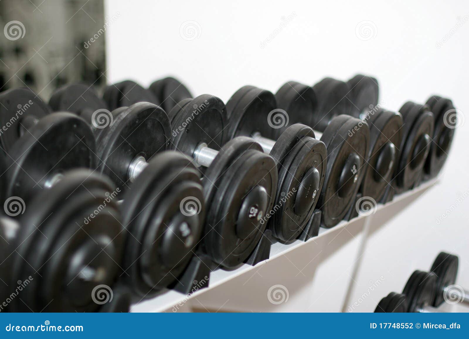 Gym barbell stock photo. Image of equipment, power, barbells 17748552