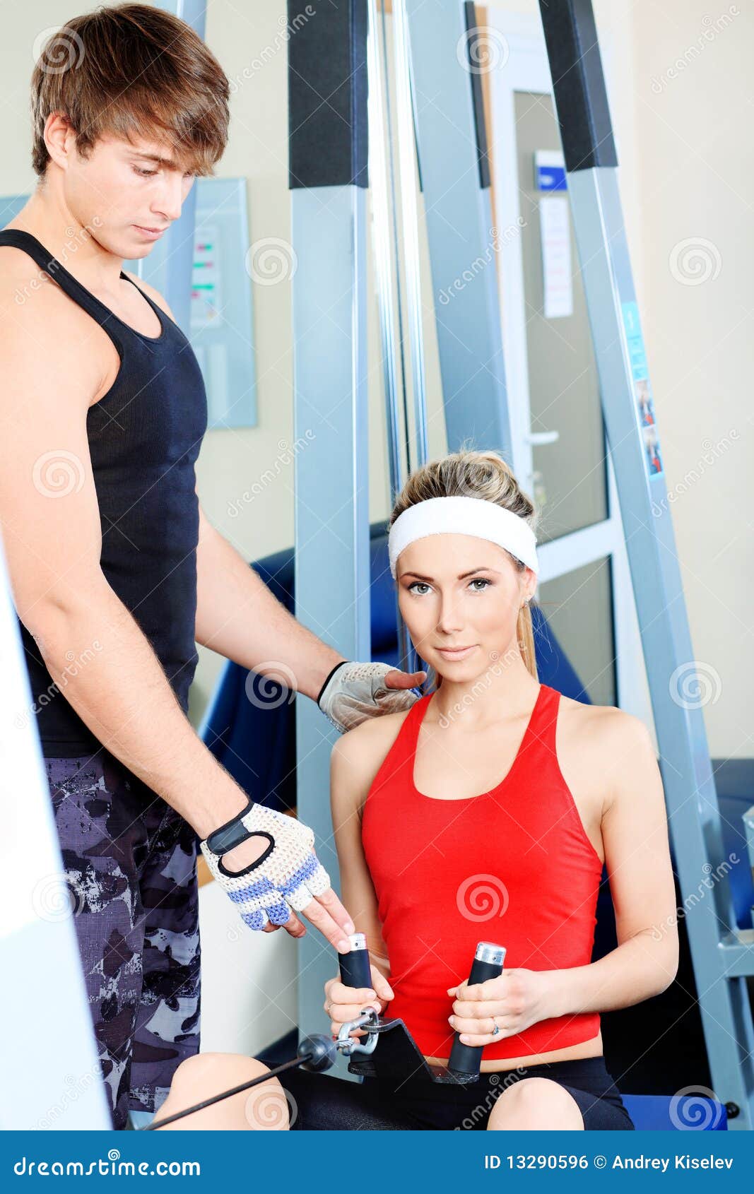 Gym centre stock photo. Image of muscle, model, champions 13290596