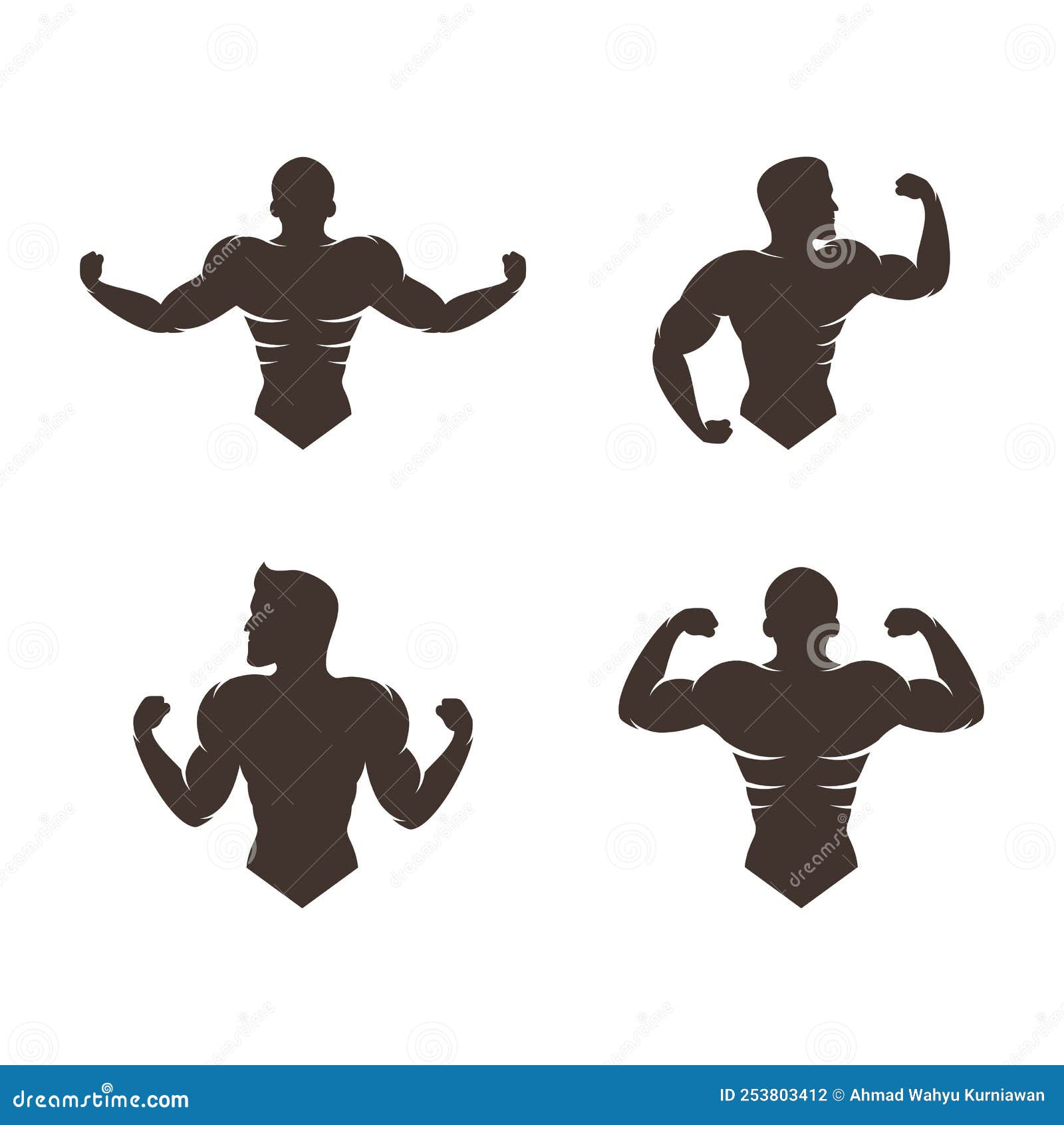 Gym logo vector stock vector. Illustration of healthy - 253803412