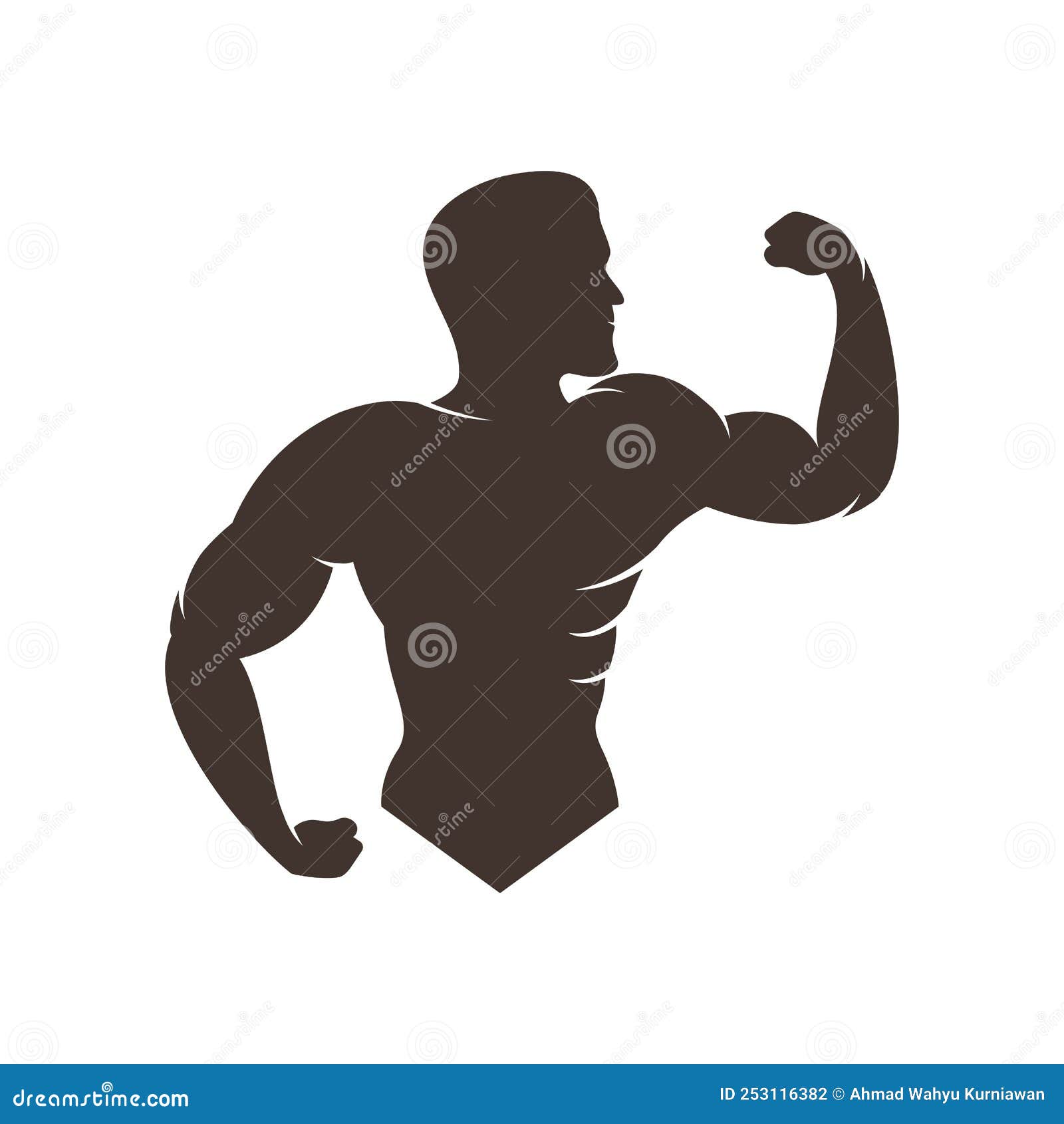 Gym logo vector stock vector. Illustration of barbell - 253116382