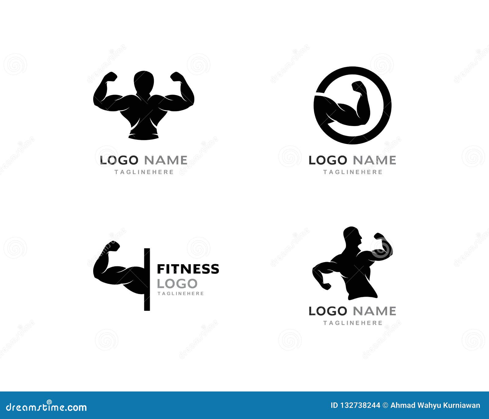 Gym Logo Vector Stock Vector Illustration Of Fitness 132738244