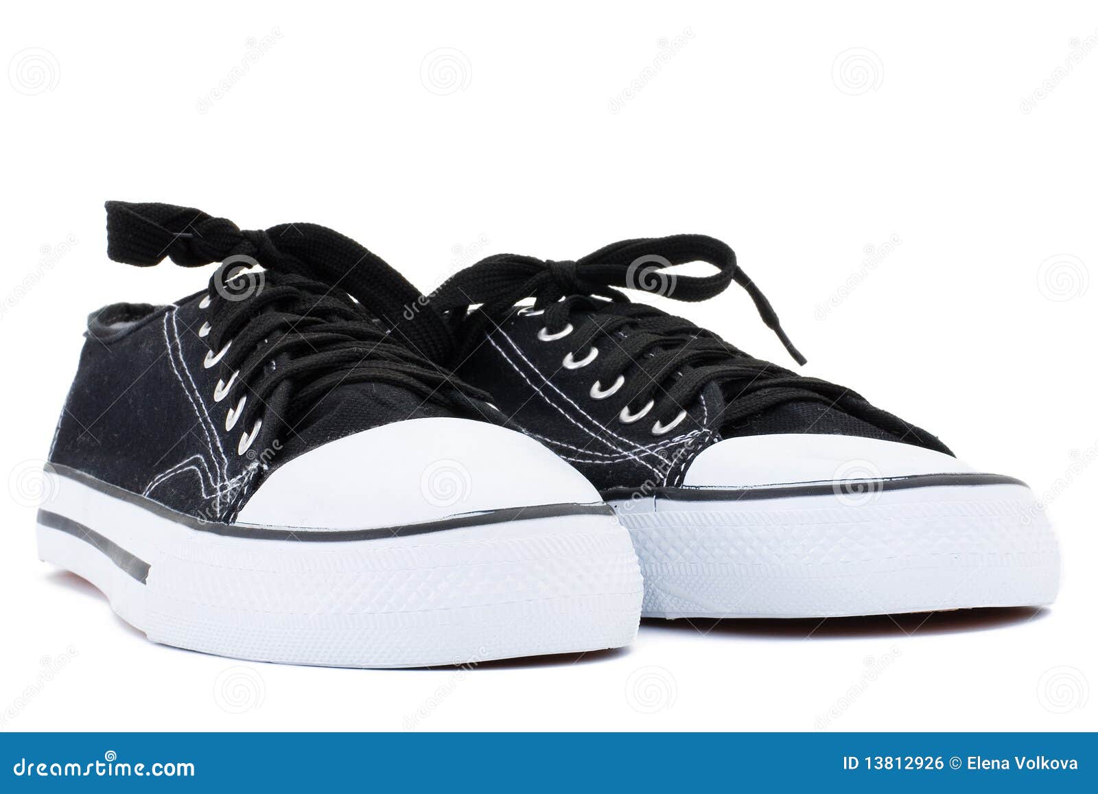 Gym Shoes Isolated on a White Background Stock Photo - Image of rubber ...