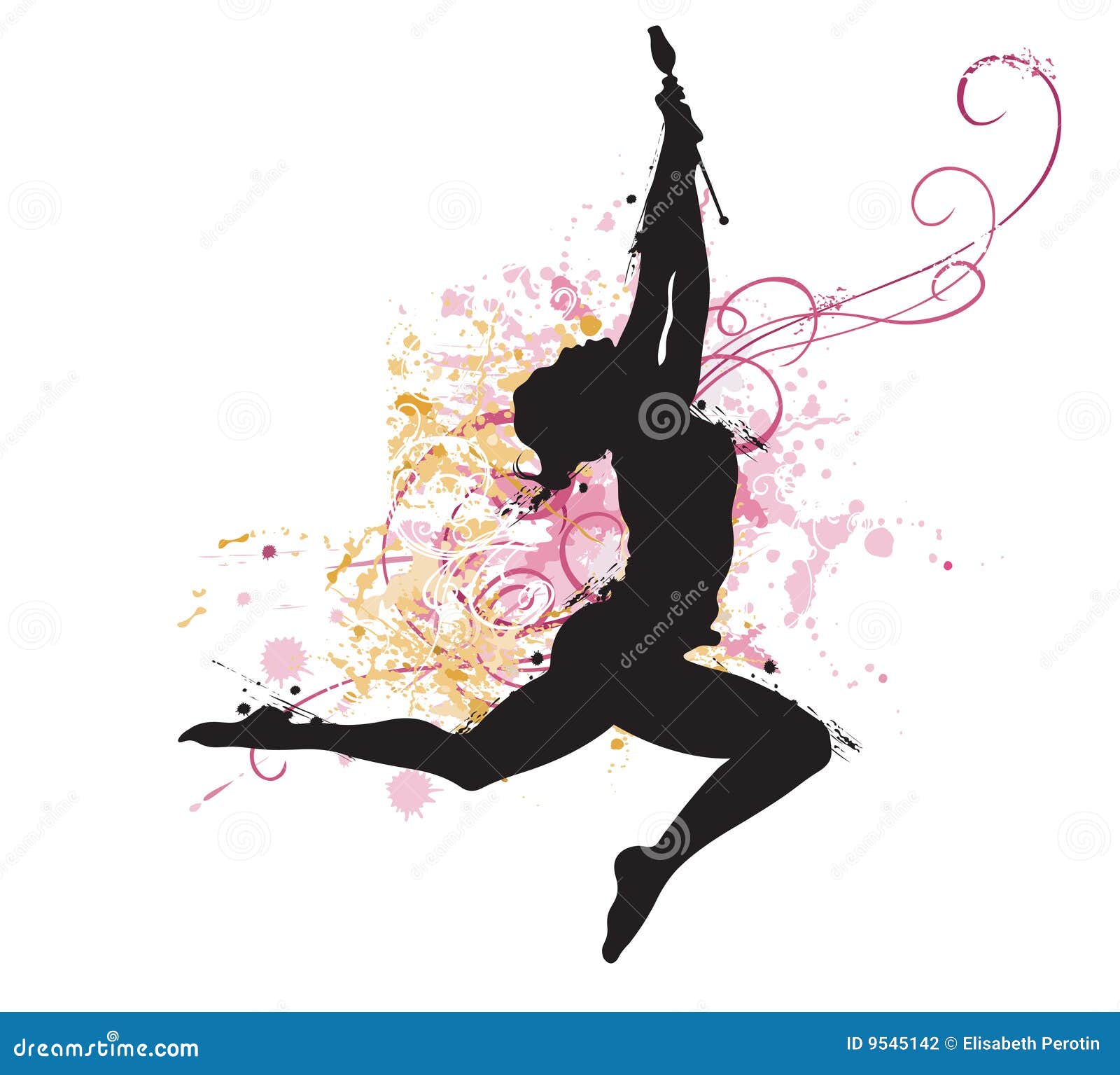 Gymnast Vector Illustration 9545142