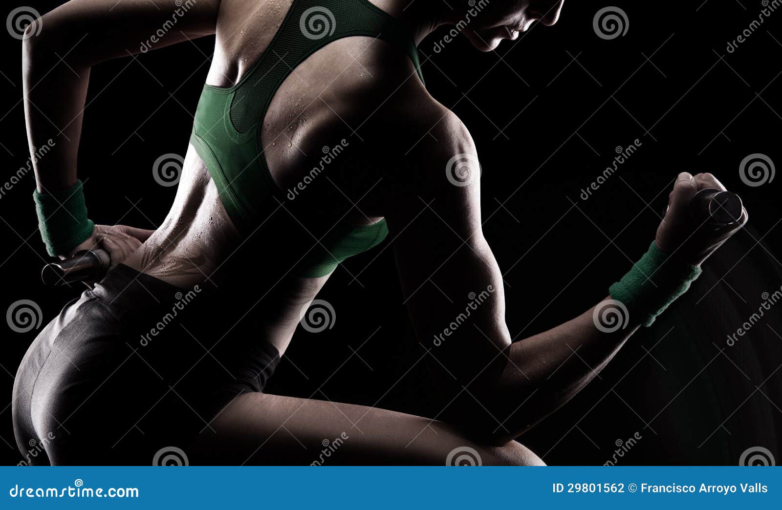 Gymnast doing weights stock photo. Image of sweat, exercise 29801562