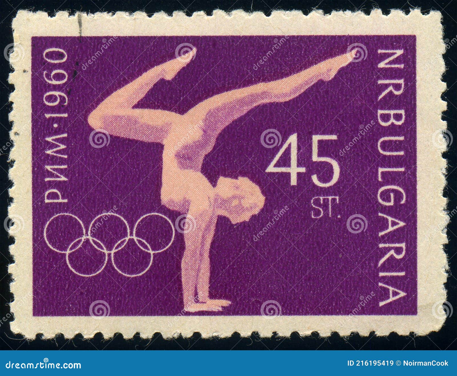 Gymnast Female Athlete, Summer Olympic Games 1960 Rome, Italy Serie