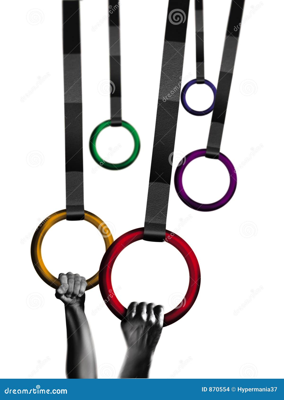 Gymnast rings stock illustration. Illustration of gladwell 870554