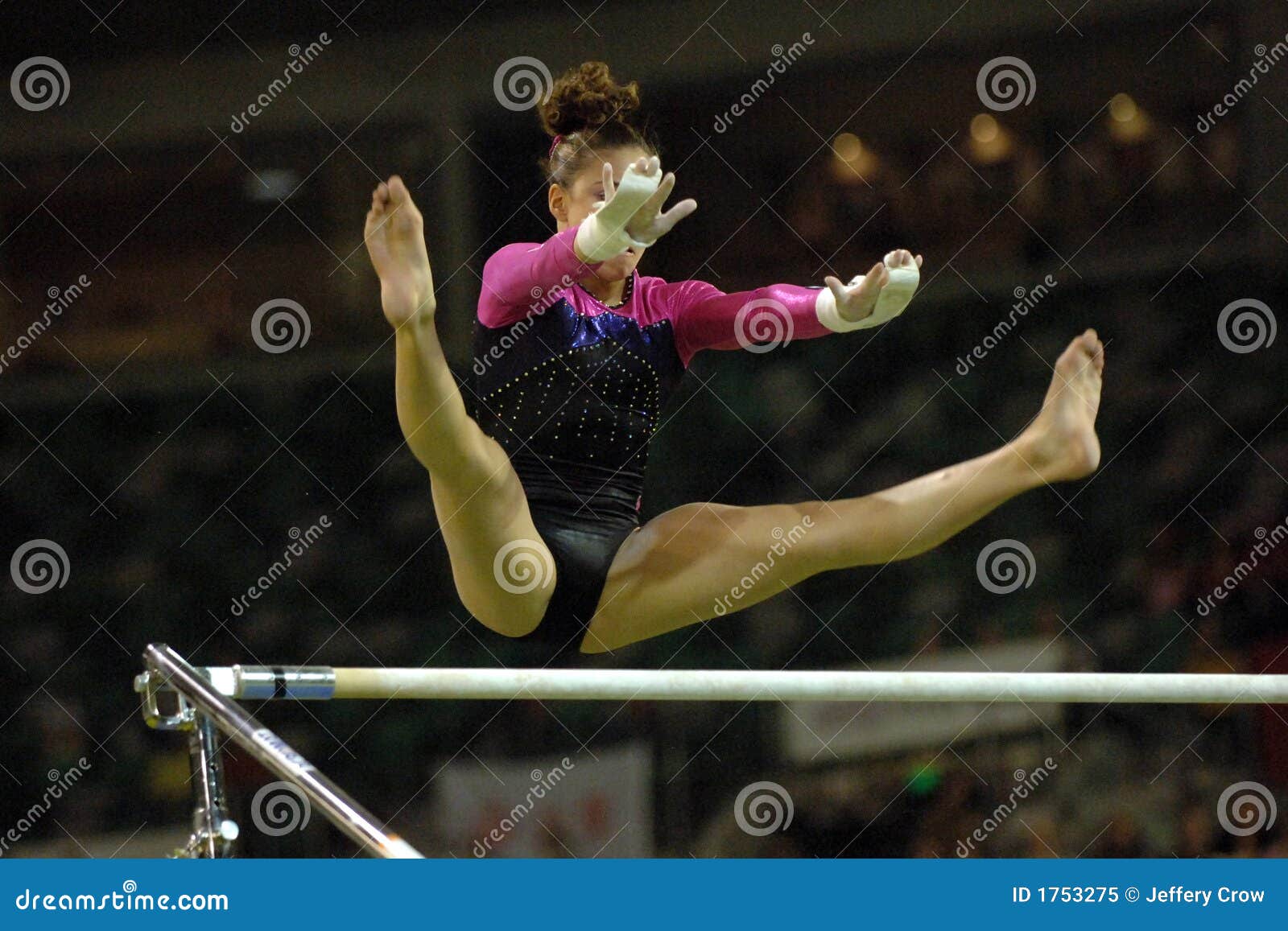 gymnast uneven bars 002