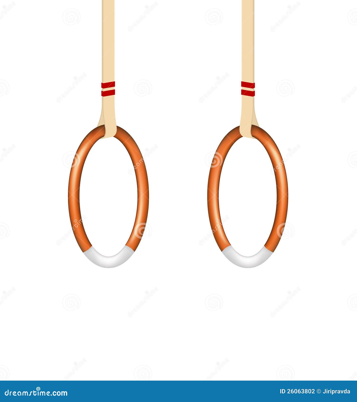 Gymnastic rings stock vector. Illustration of exercise 26063802