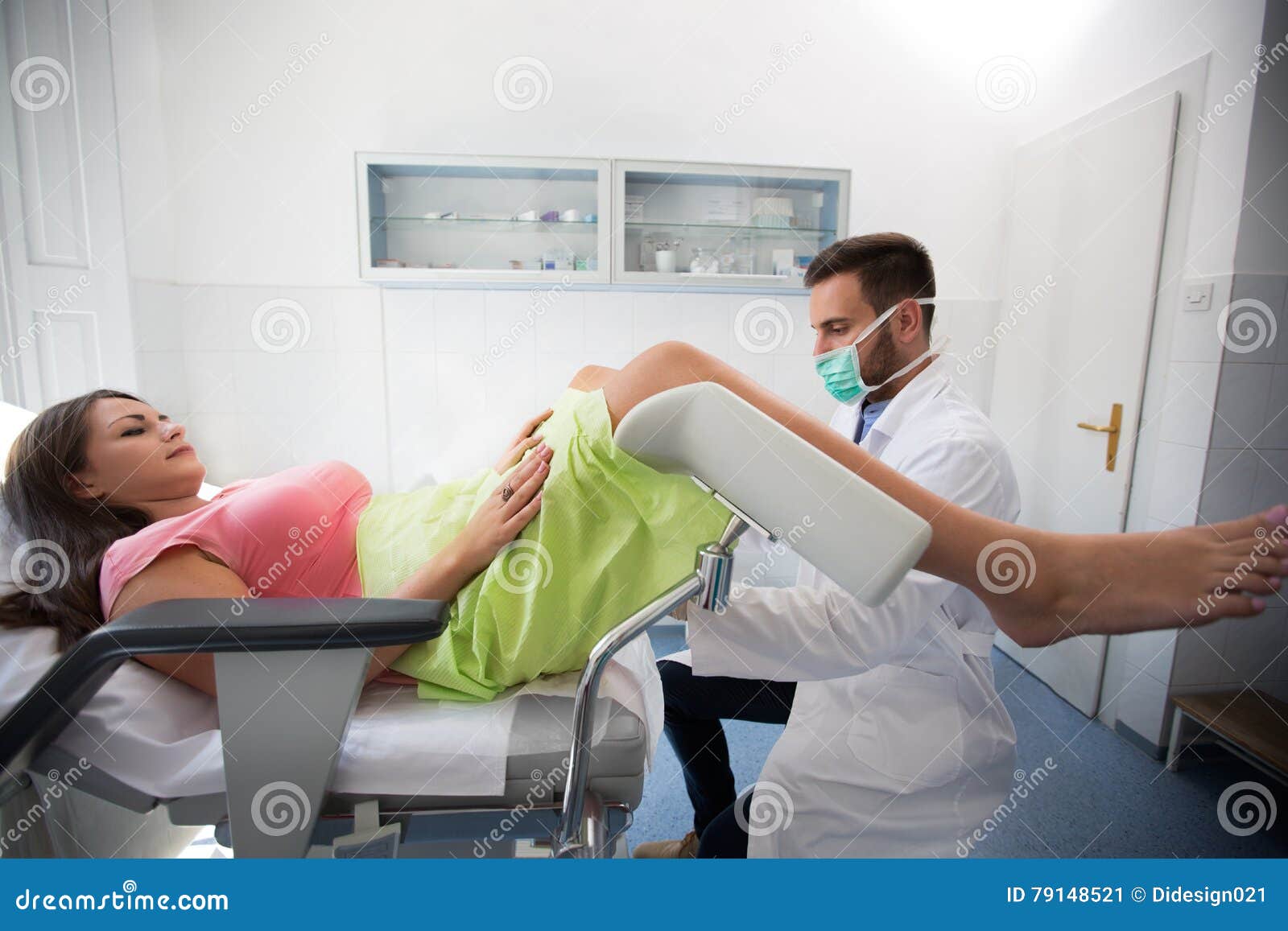 Gynecologist Clinic Examination Stock Image Image Of Fertility Exa