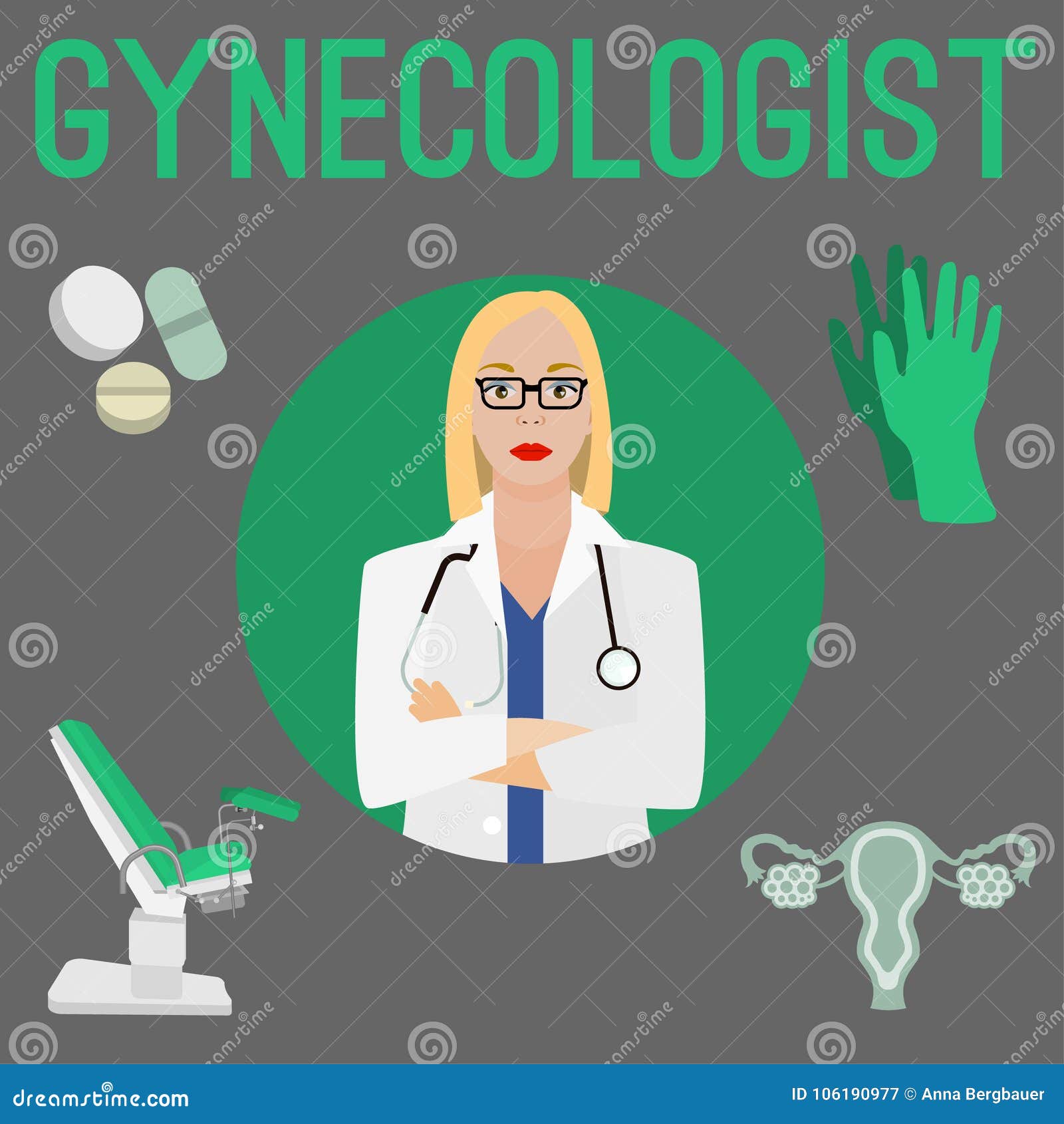 Gynecologist Vector Image 103752551