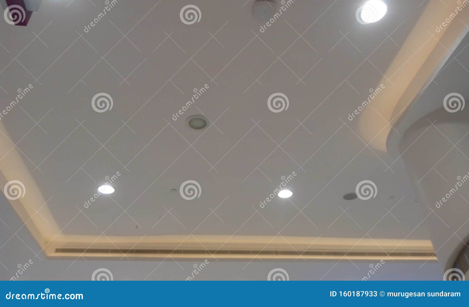 Gypsum False Ceiling View and Design of Roof of Commercial ...