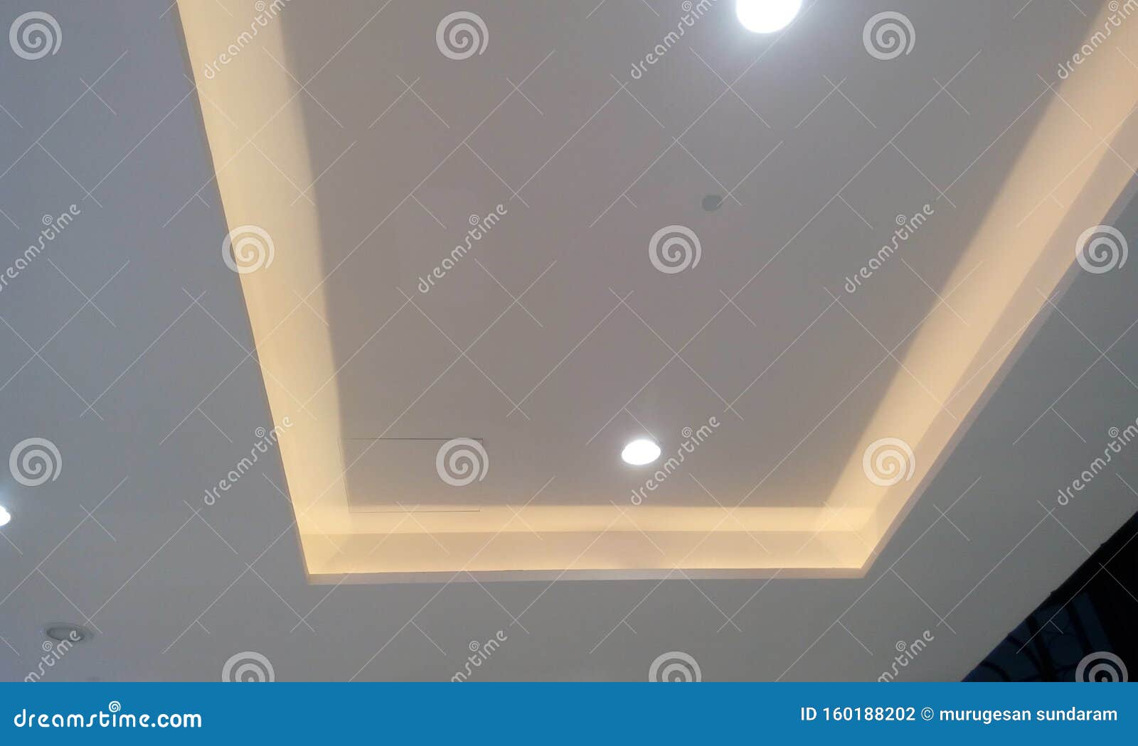 Gypsum False Ceiling View and Design of Roof of Commercial ...