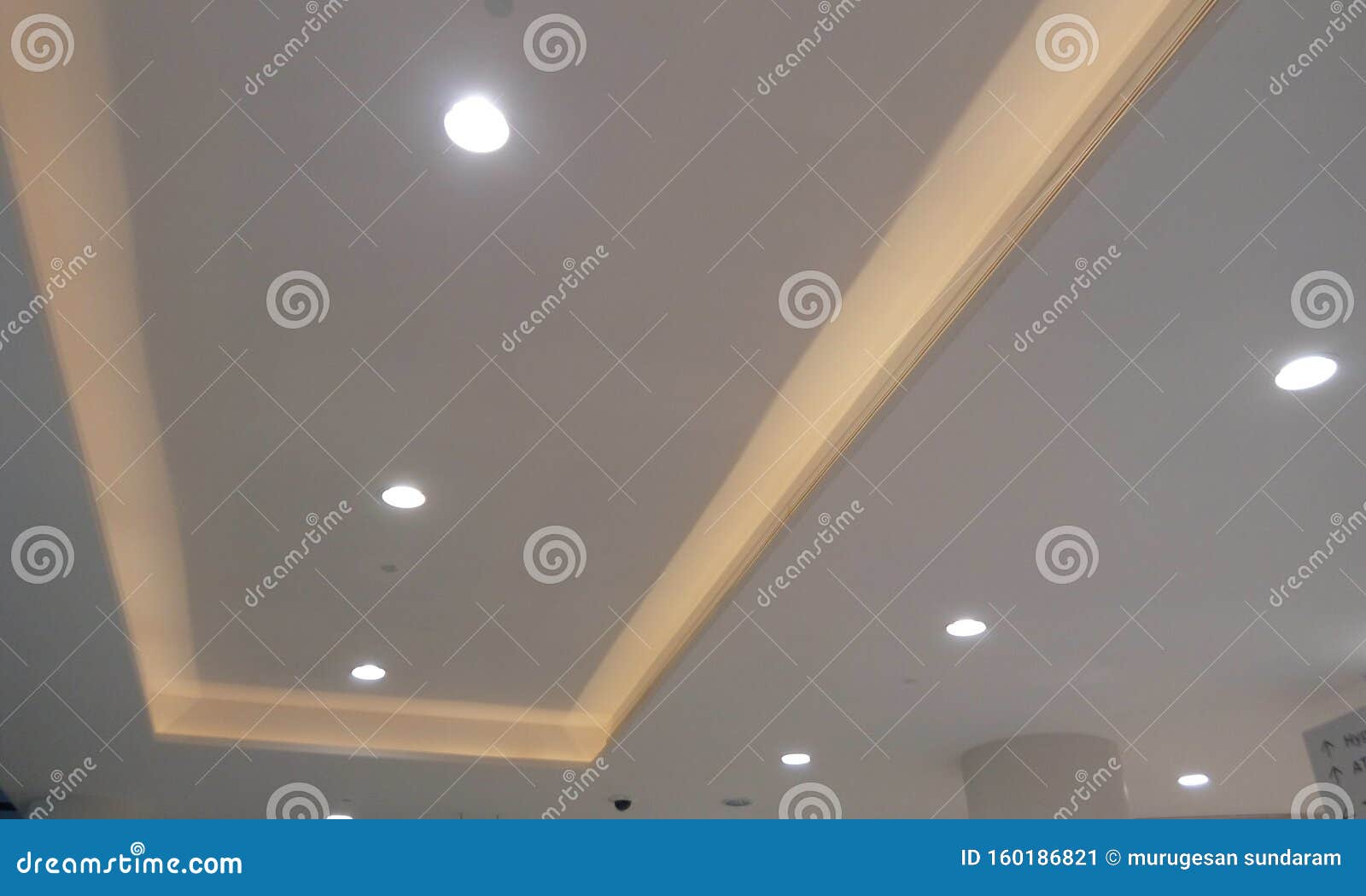 Gypsum False Ceiling View and Design of Roof of Commercial ...