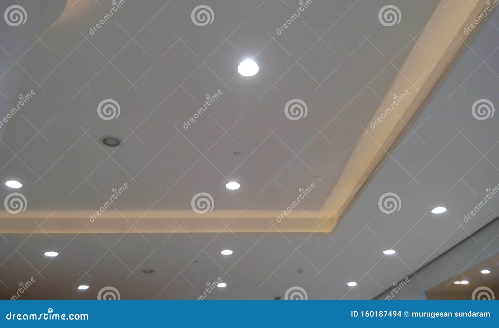 Gypsum False Ceiling View and Design of Roof of Commercial ...