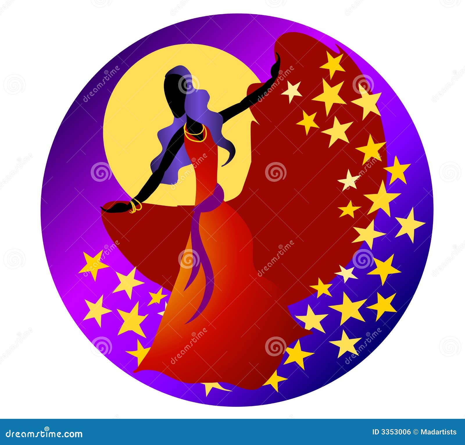 clip art gypsy girl - photo #22