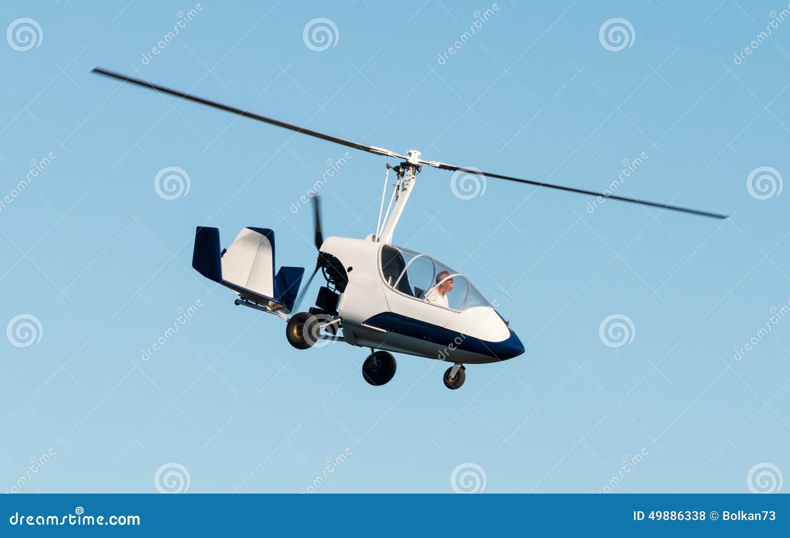 Gyrocopter stock photo. Image of arrive, gliding, airport 49886338