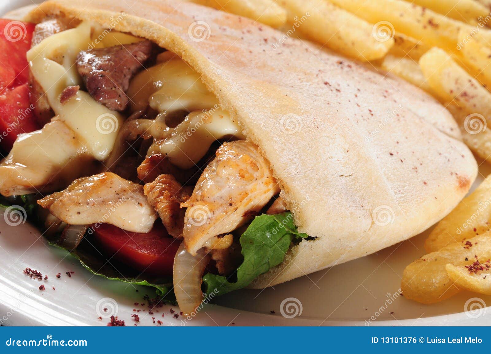 Gyros. stock photo. Image of gyro, brown, arabic, halal 13101376