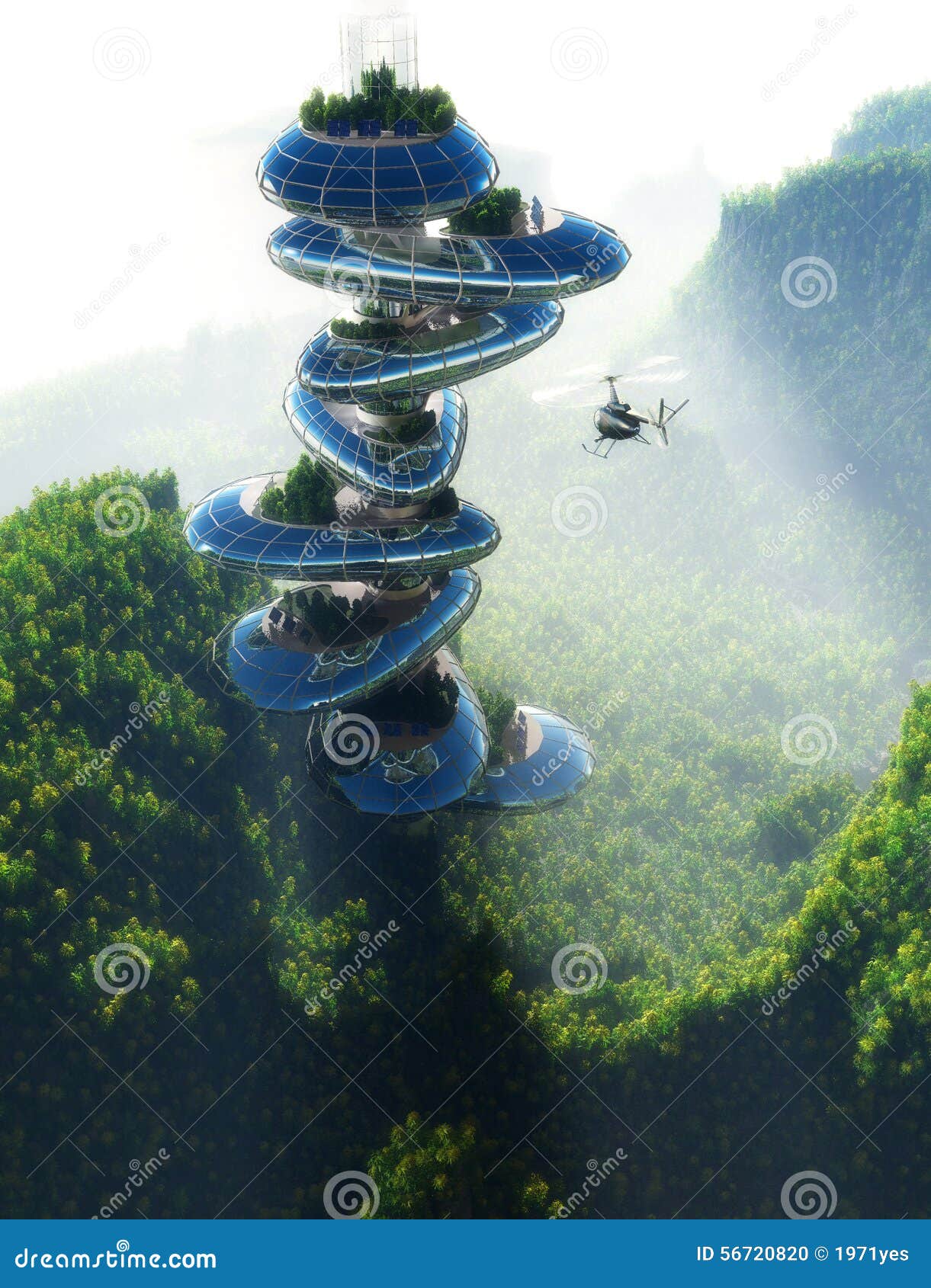 Hauser Der Zukunft Stock Abbildung Illustration Von Zukunft 56720820